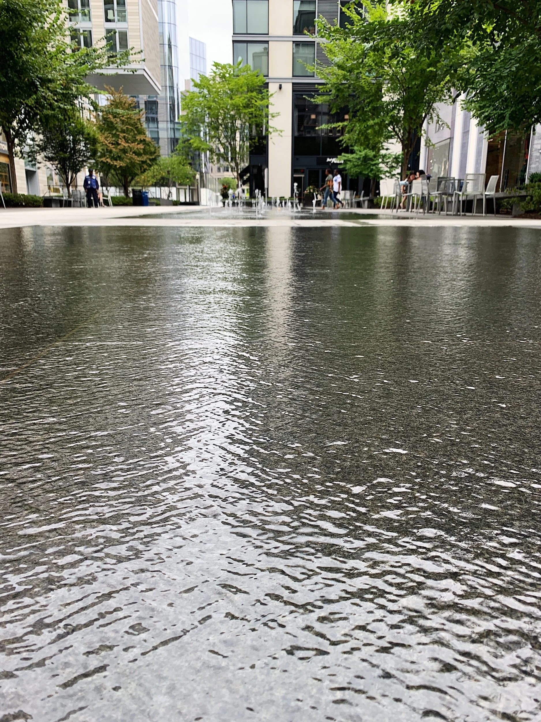Water condition at Central Plaza