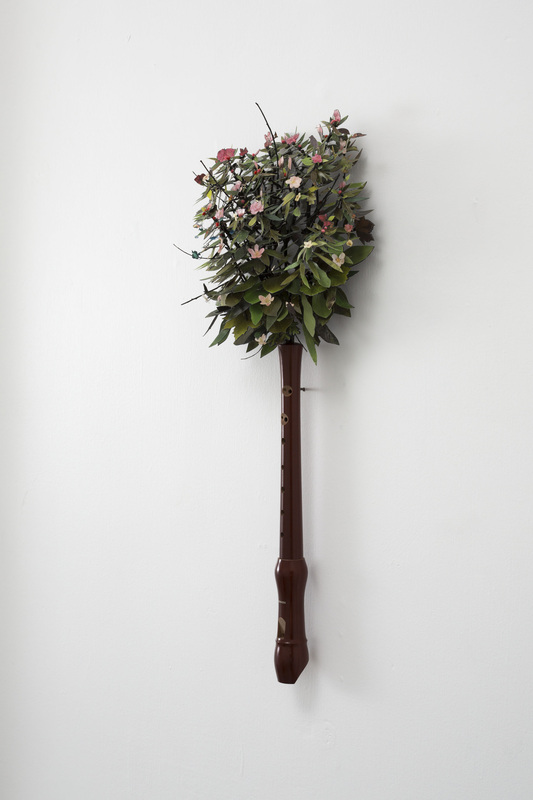 Breathing Dreams like air (Dark Recorder) 2013 mixed media 550 x 230 x 140mm