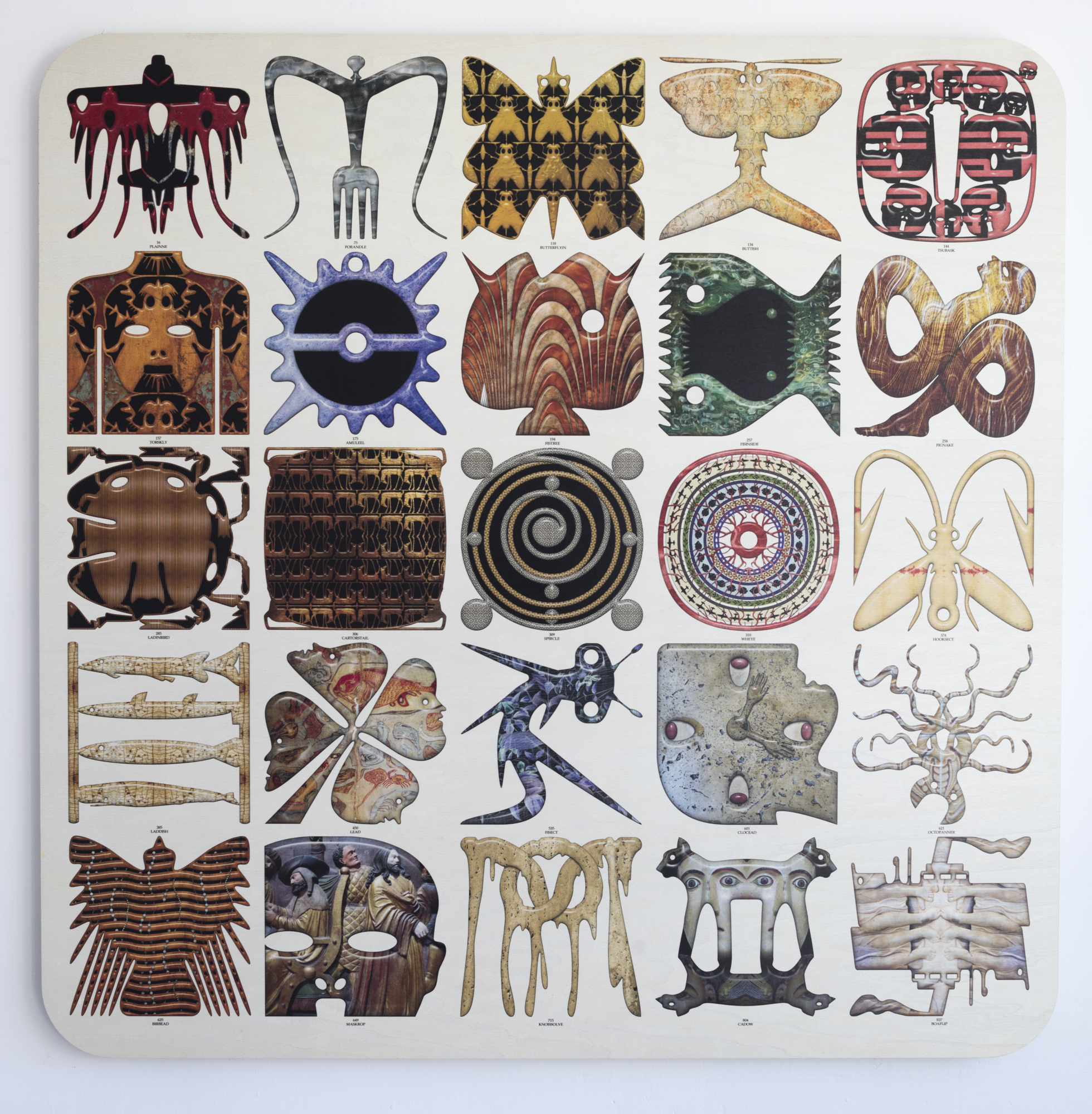 Plainne, 2015 UV inkjet on plywood 1150 x 1150