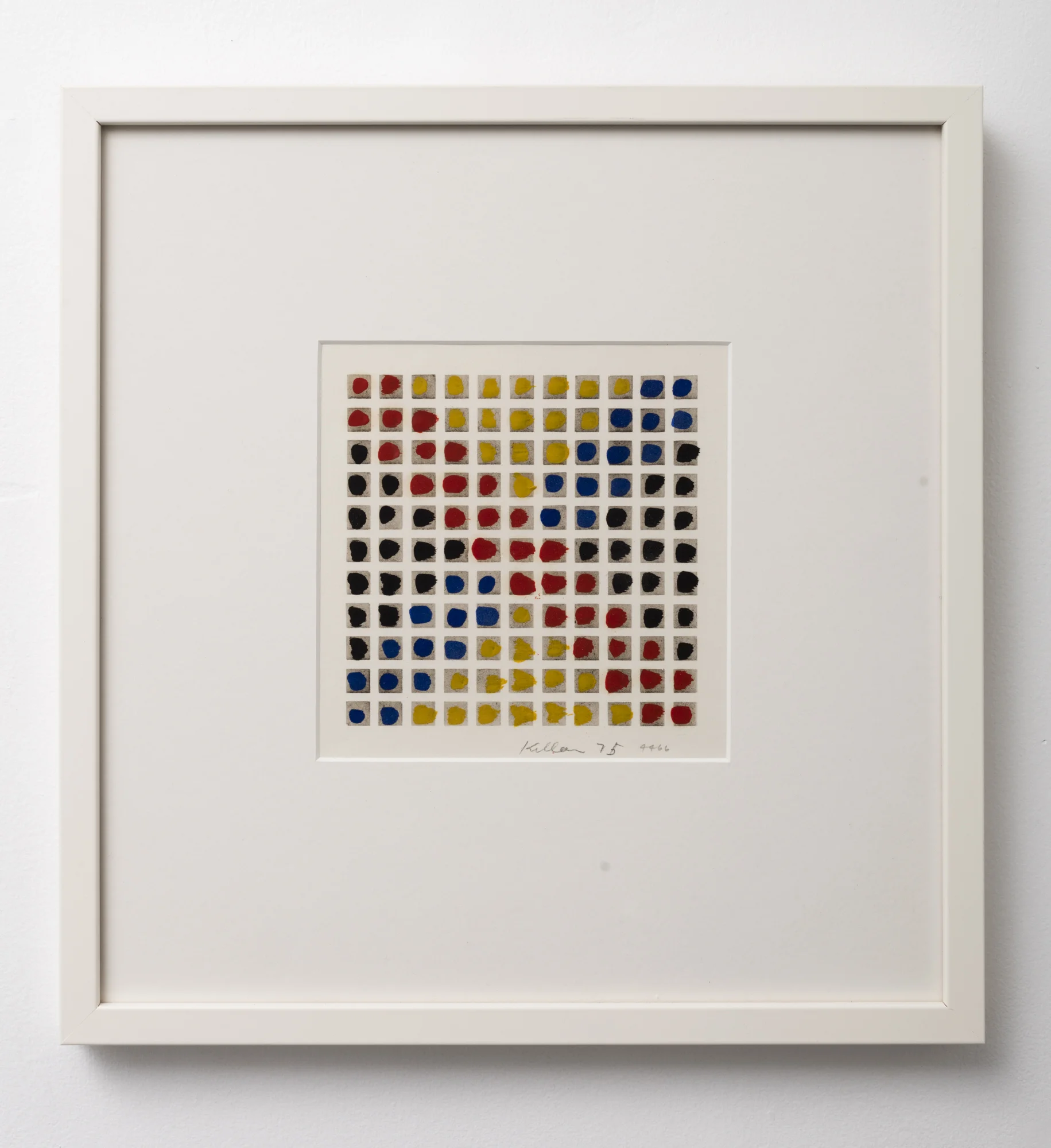 Untitled, 1975 oil on paper 135 x 135mm
