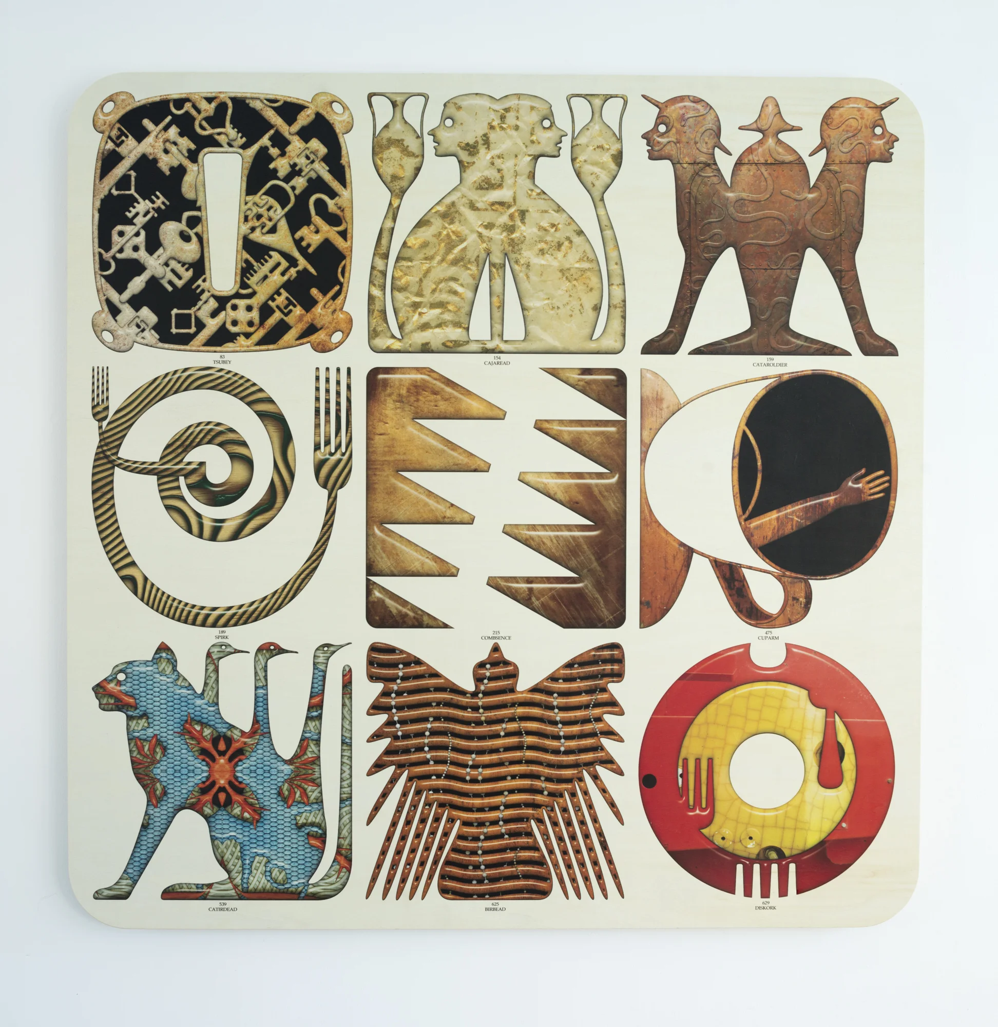 Tsubey, 2015 UV inkjet on plywood 1150 x 1150mm