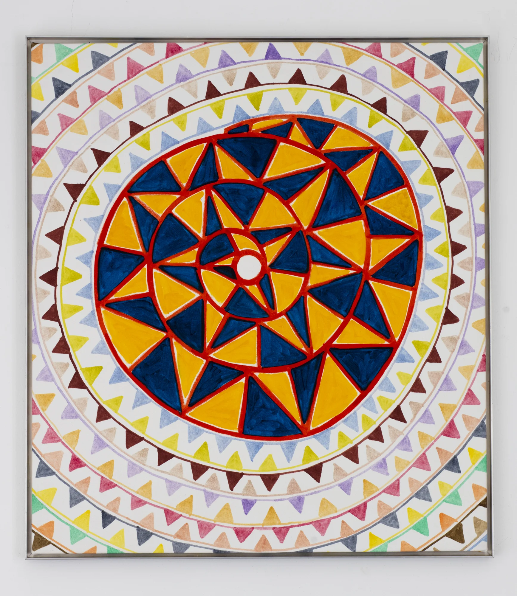 Hierachy, 1975 oil and acrylic on canvas 920 x 815mm