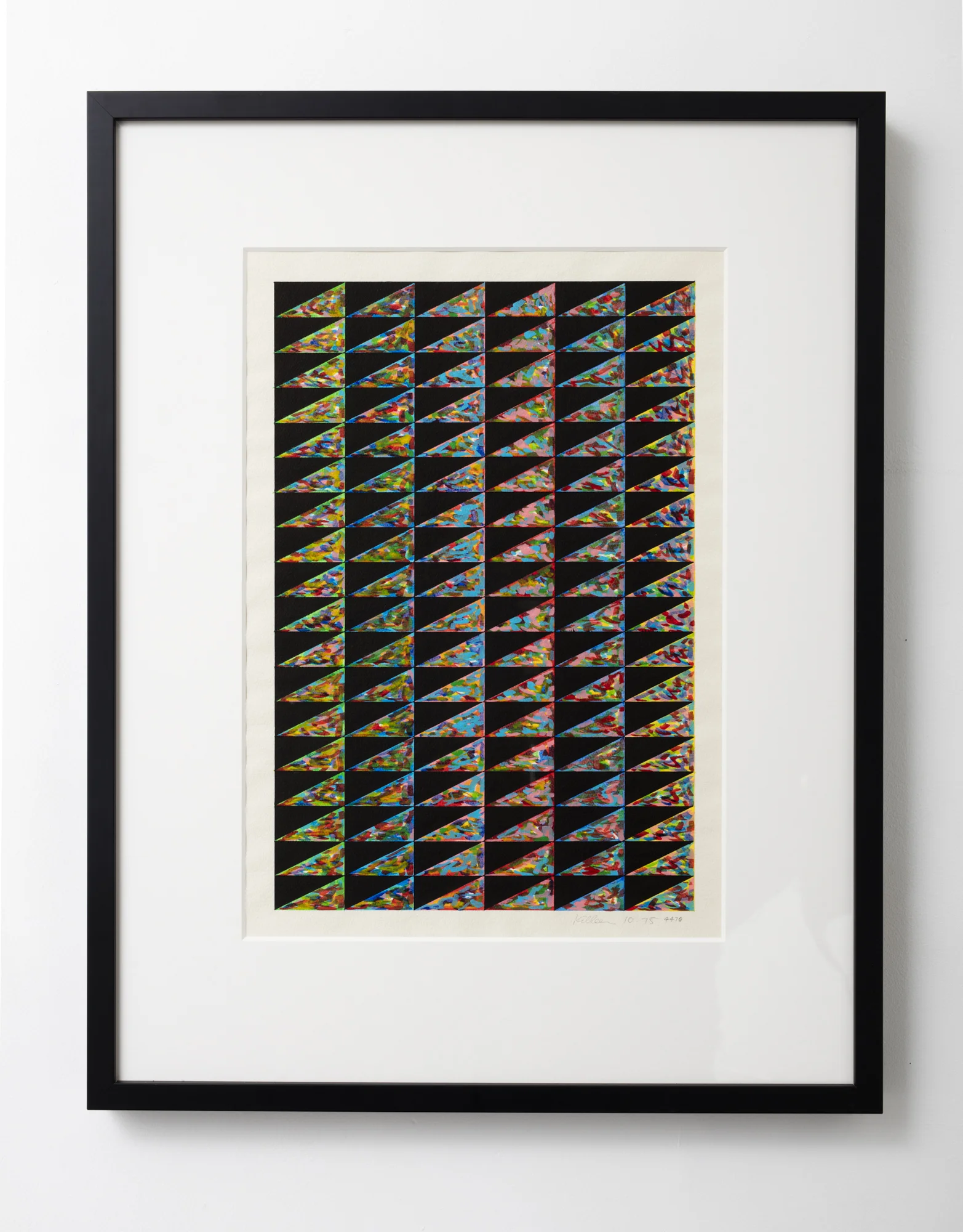 Untitled, 1975 oil on paper 190 x 190mm