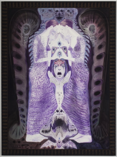 Listen 2010 watercolour on paper 1230 x 1650mm