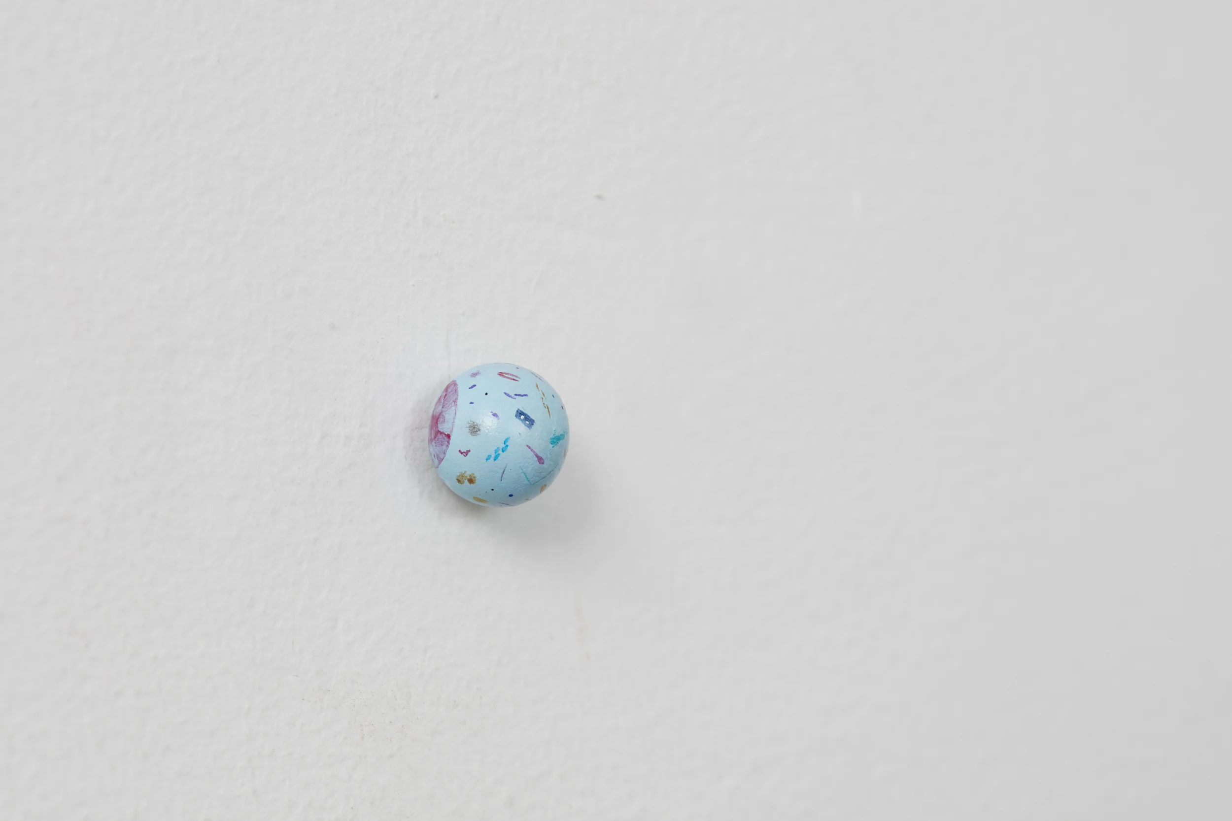Patrick Lundberg No title (detail) 2016 Acrylic, pencil and varnish on wood Dimensions variable (14 Parts)
