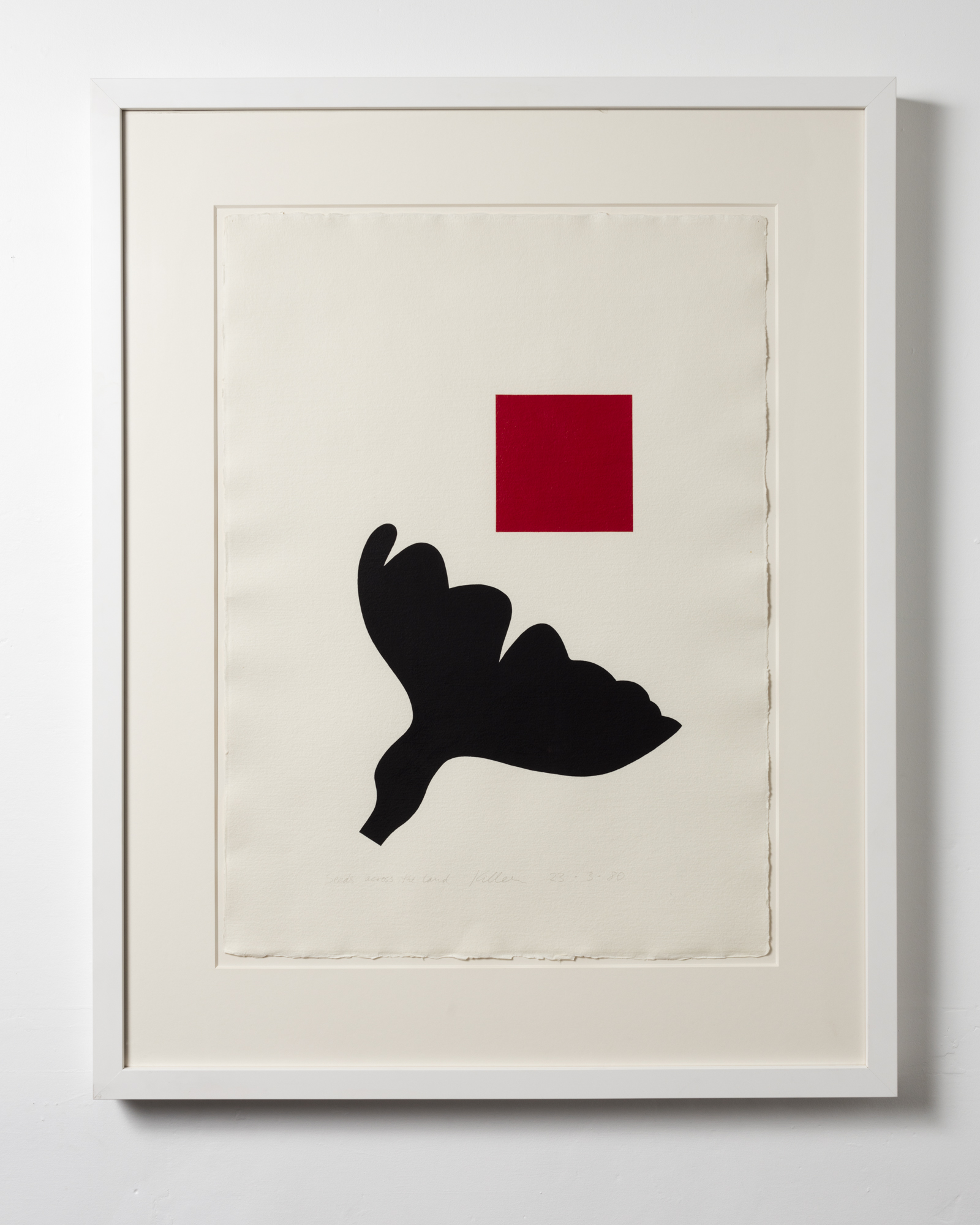 Seeds Across the Land 1980 Acrylic on paper 760 x 560mm