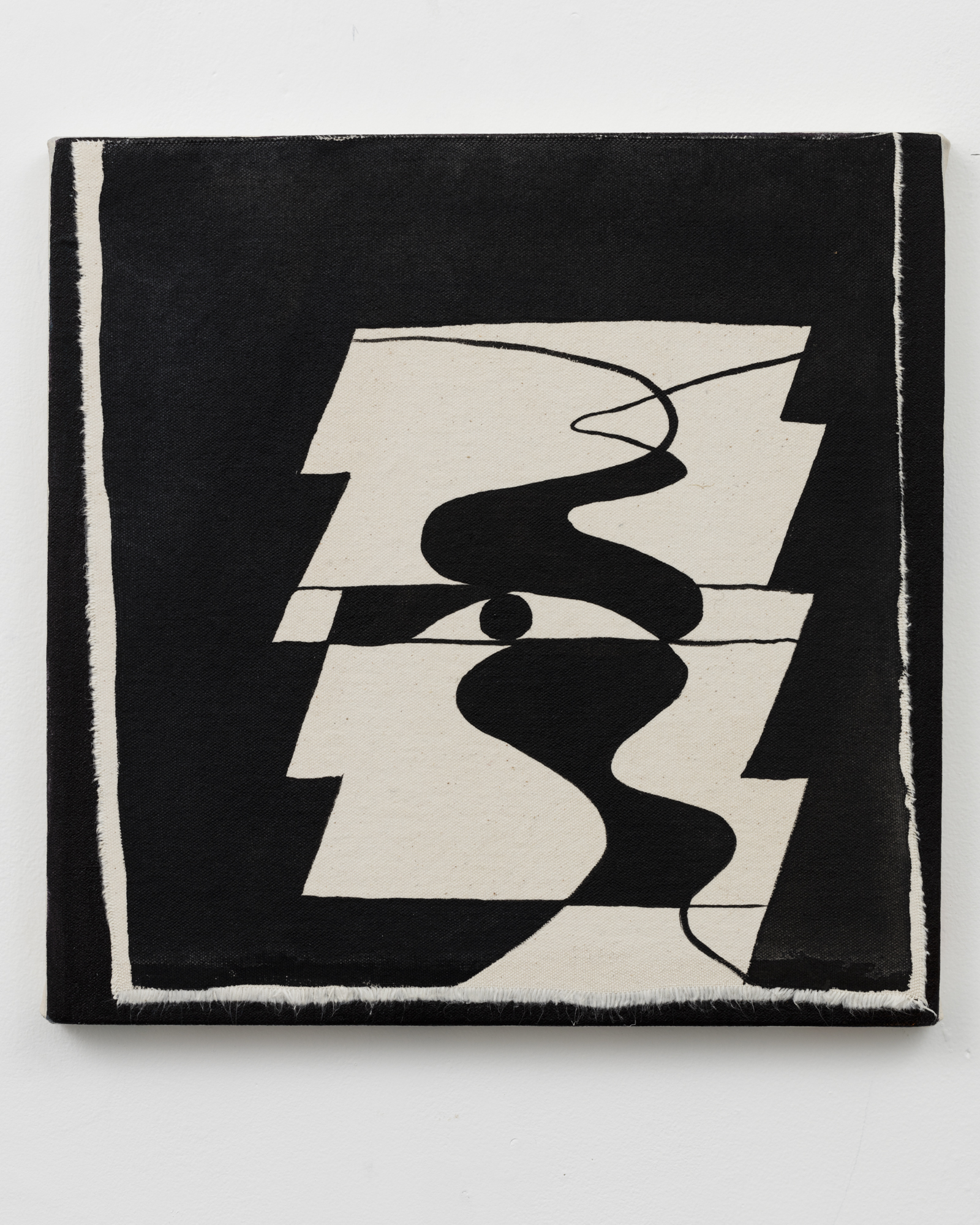 Julian Hooper Agent 2016 Acrylic on linen 360 x 360mm