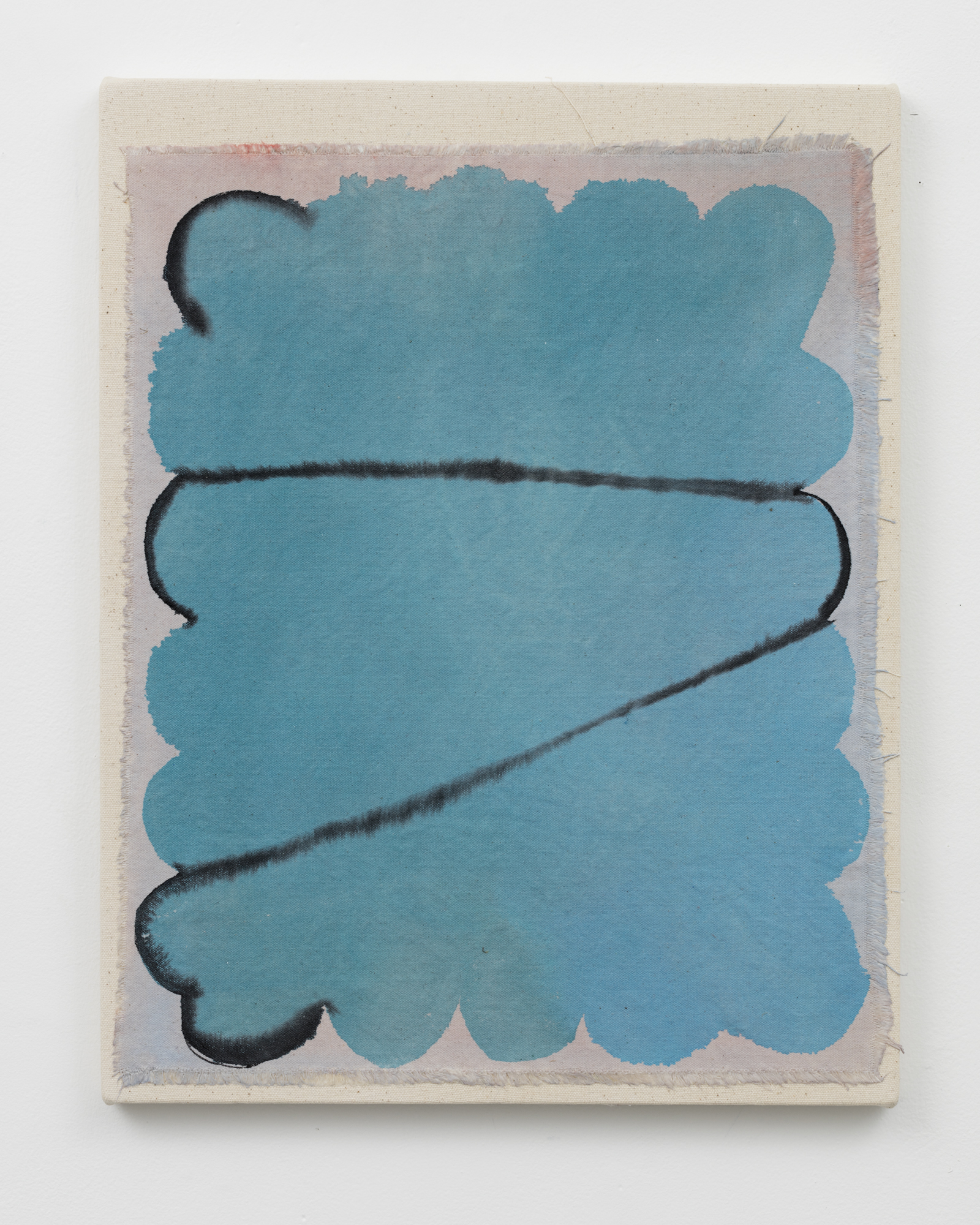 Julian Hooper Longa 2016 Acrylic on canvas 450 x 350mm