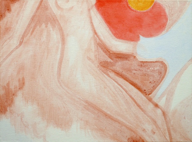 Evening Visit 2016 Acrylic on canvas 300 x 400mm