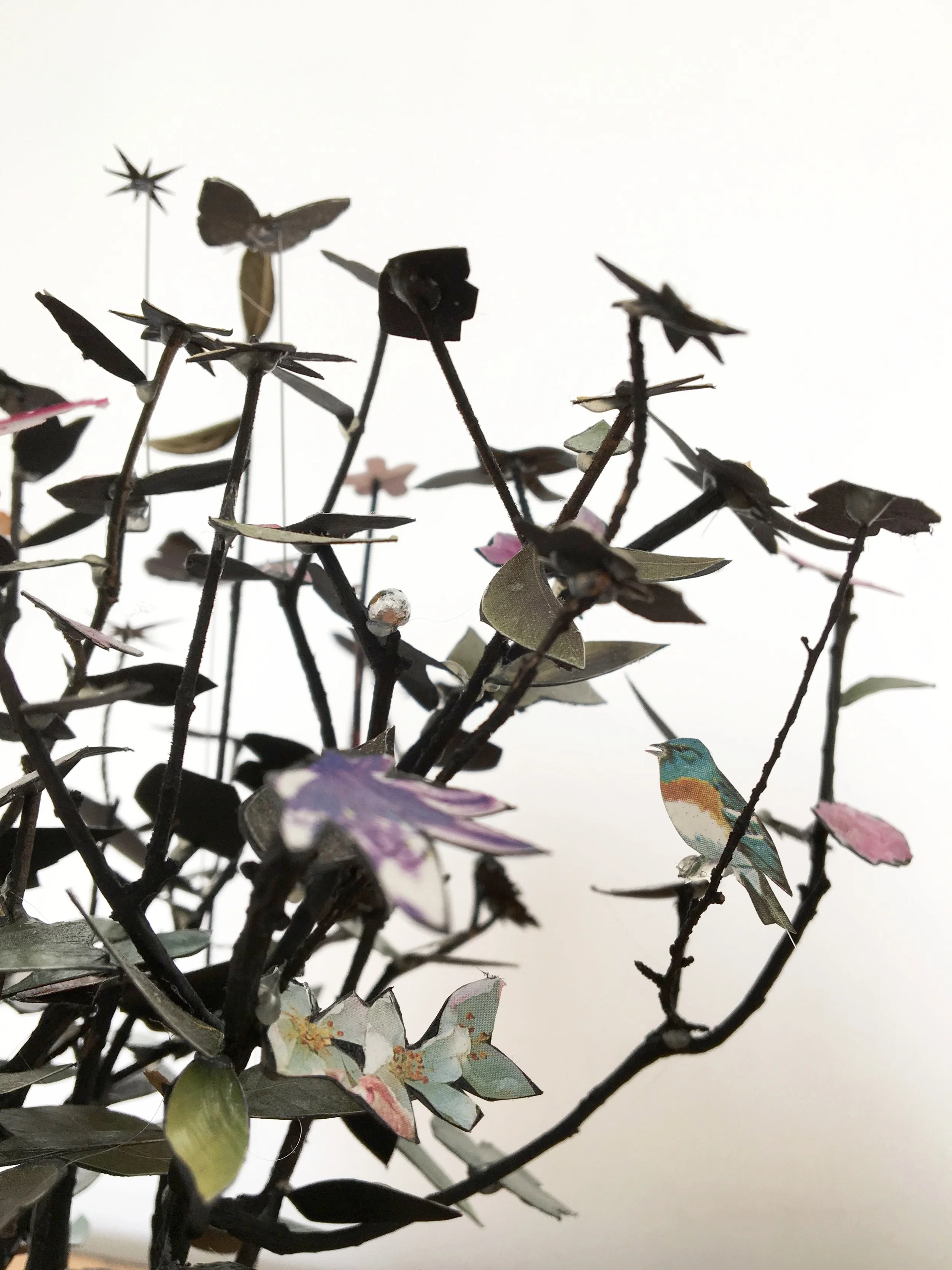   The flower that you hold in your hands was born today and already it is as old as you are  (detail)  2016   mixed media   300 x 200 x 170mm  