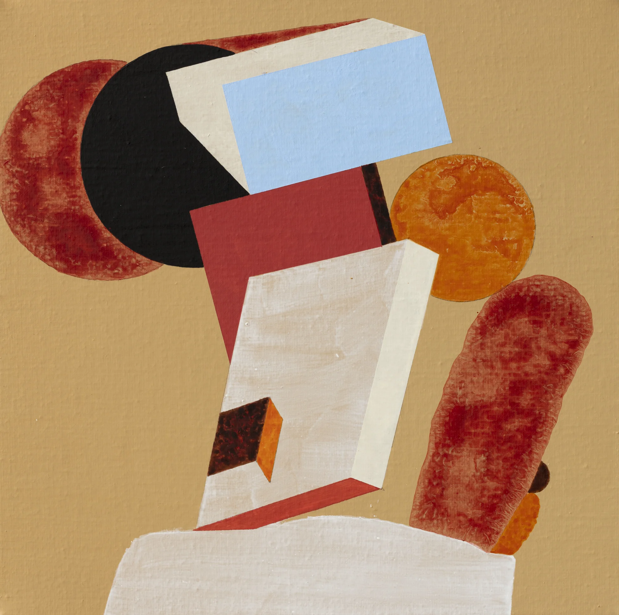 Columbine 2016 acrylic on linen 350 x 350mm
