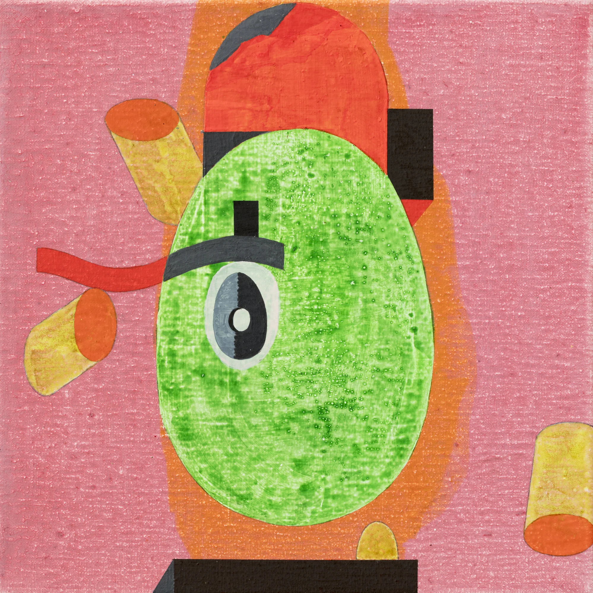 The Newk 2016 acrylic on linen 300 x 300mm