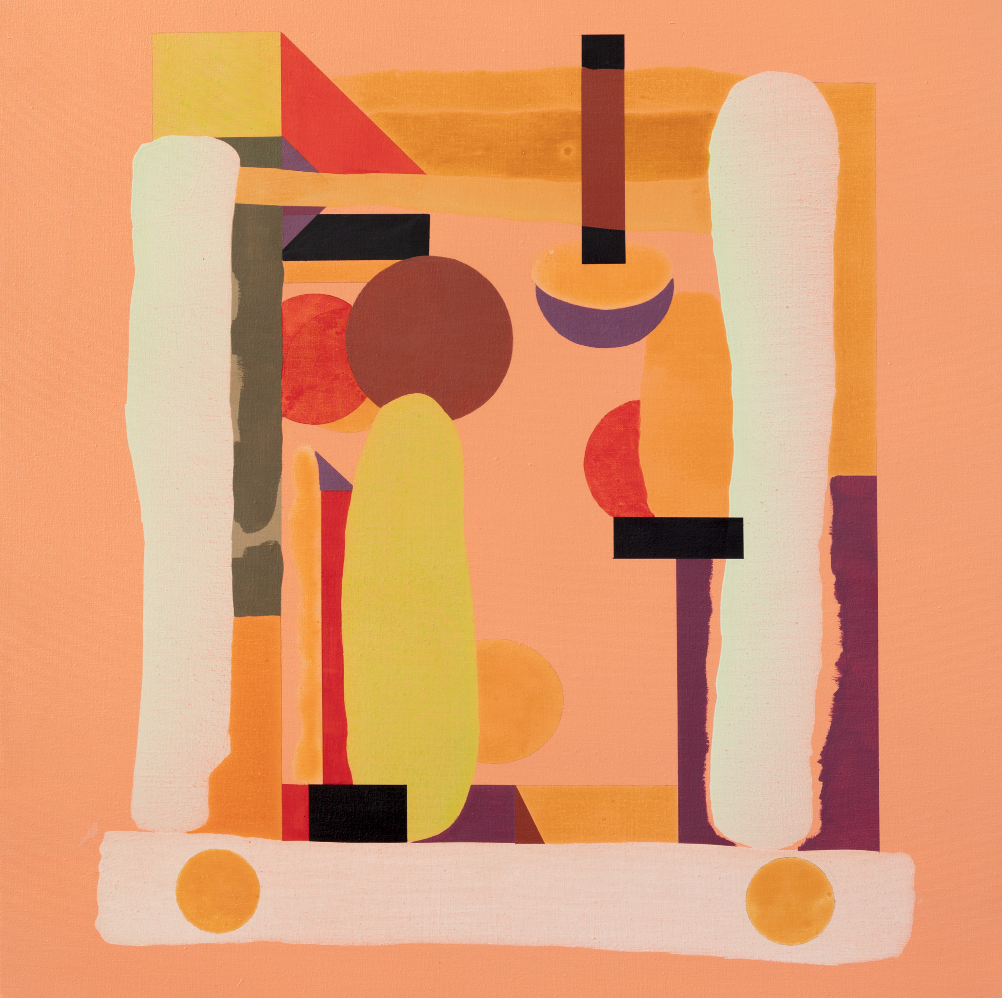 Melotron 2017 acrylic on canvas 750 x 750mm View the full exhibition