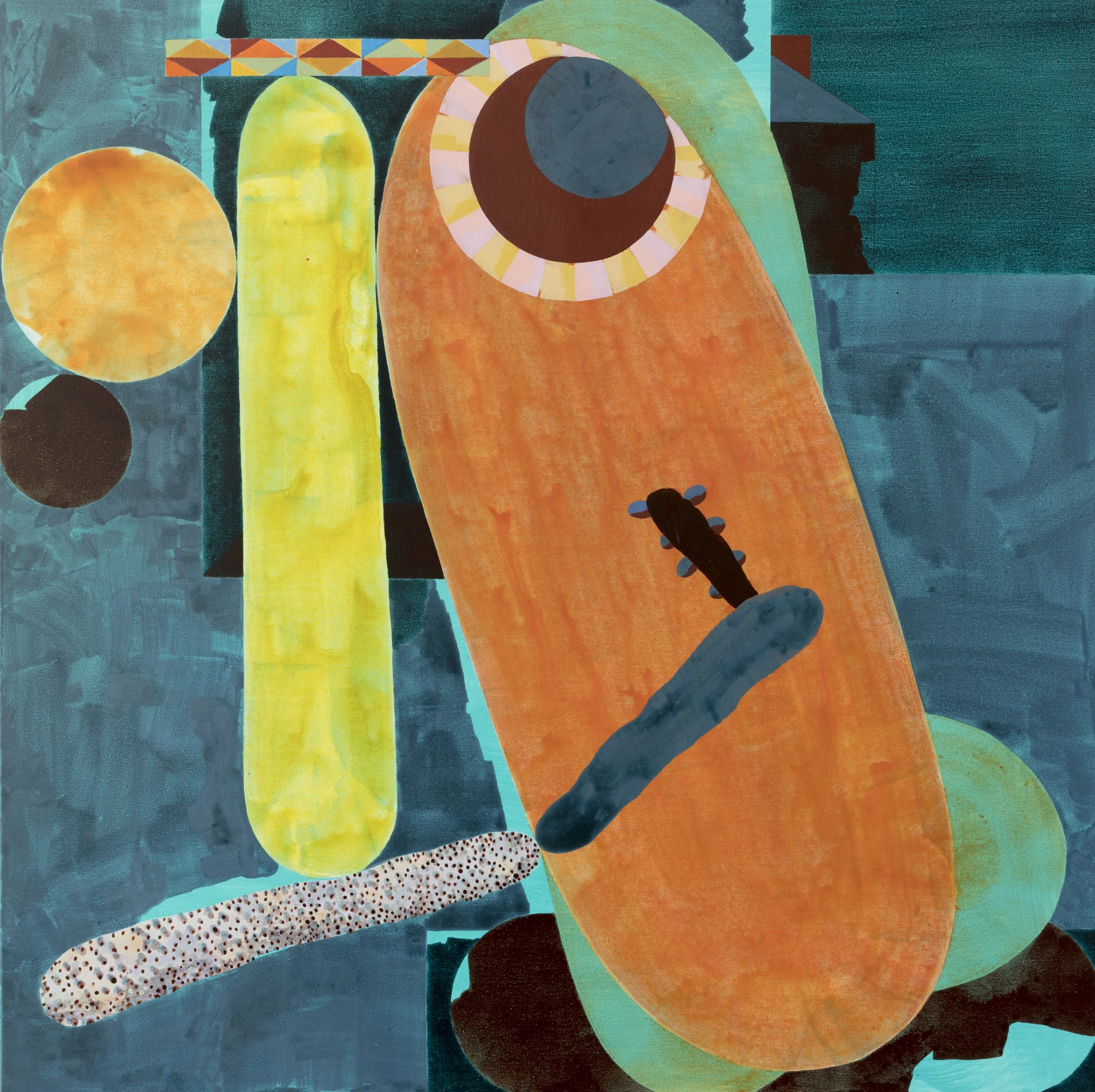 Sinbad Gully 2017 acrylic on canvas 1200 x 1200mm View the full exhibition
