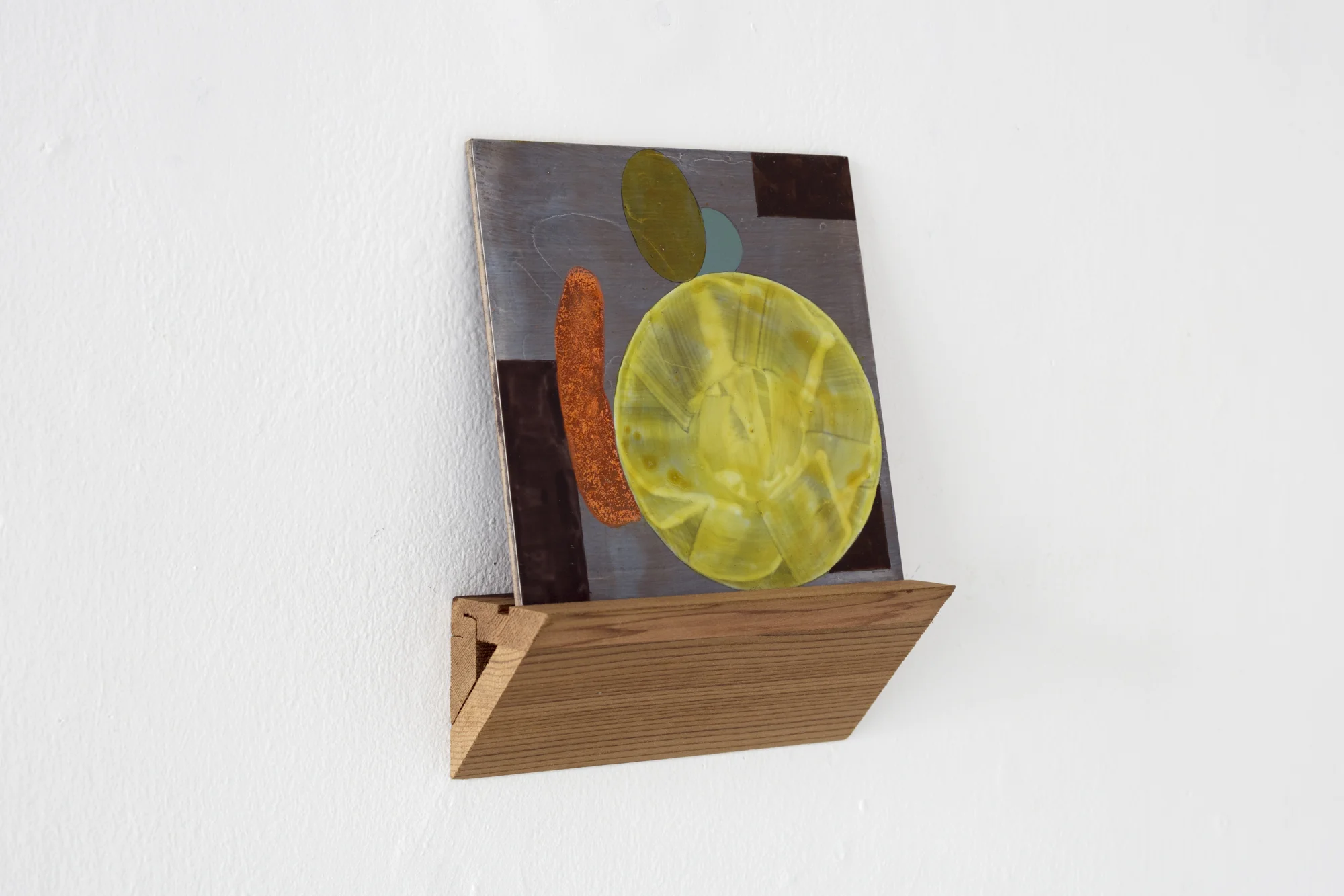Frolic 2016 acrylic on clay board panel 130 x 130mm View the full exhibition