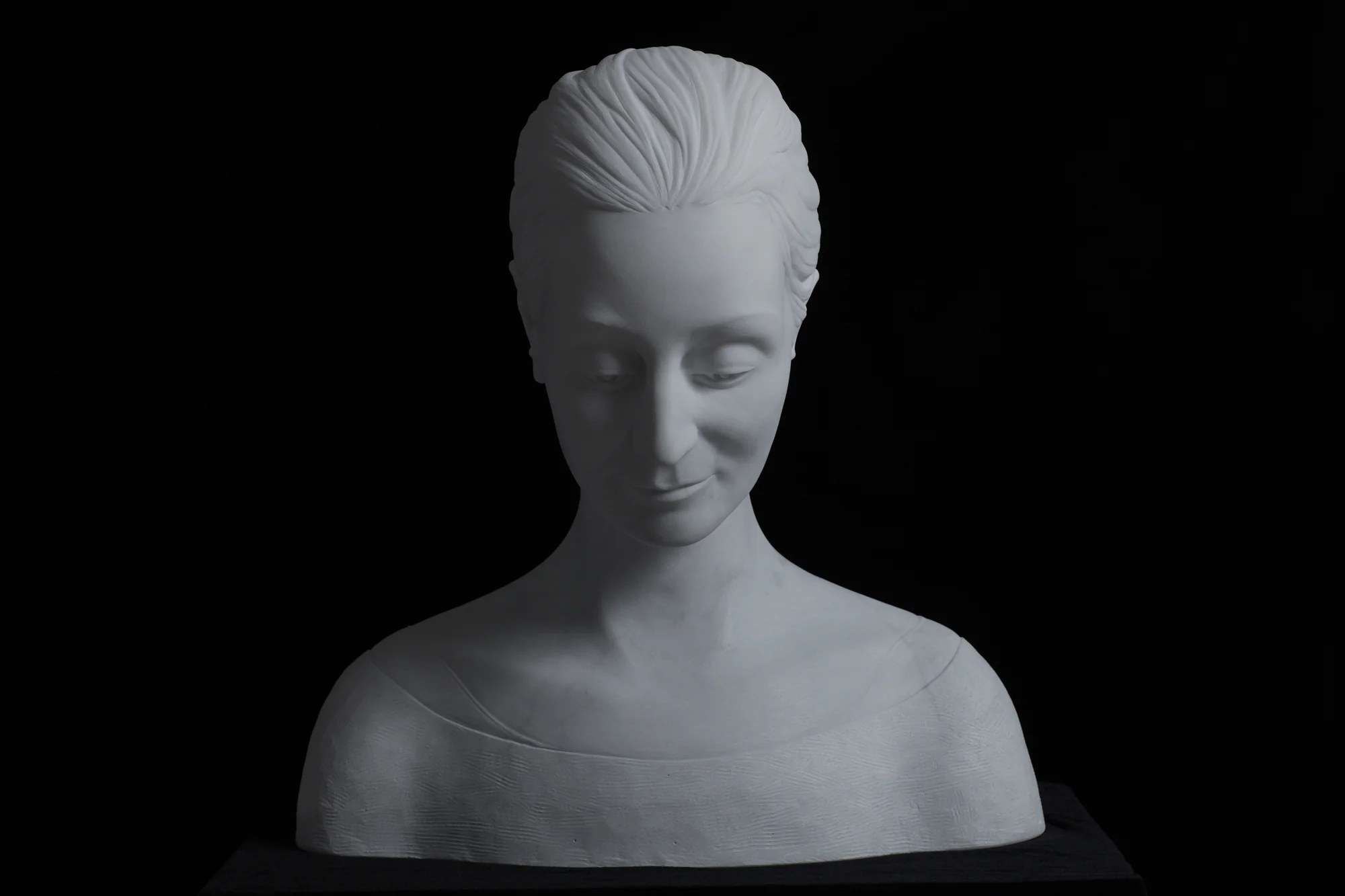 Martin Selman Marble Index 17 May - 10 June Portrait 2017 Carrara marble 550 x 520 x 320mm