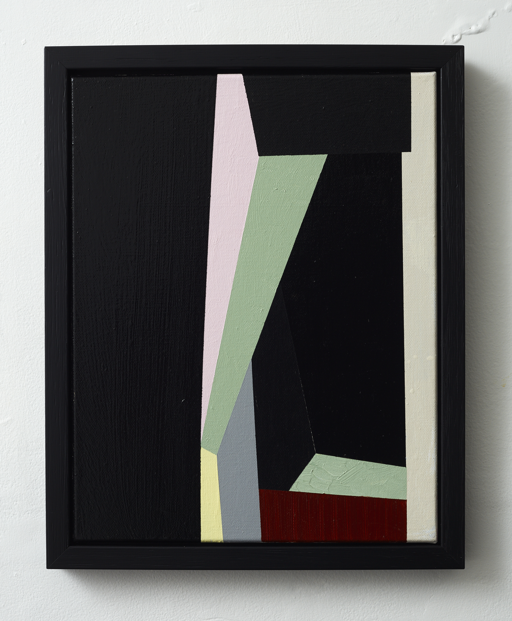 Modern Letter 2 2017 oil and acrylic on canvas 355 x 280mm