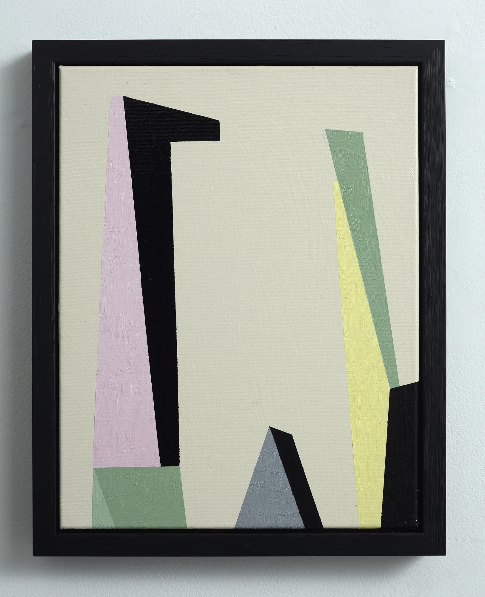 Modern Letter 3 2017 oil and acrylic on canvas 355 x 280mm