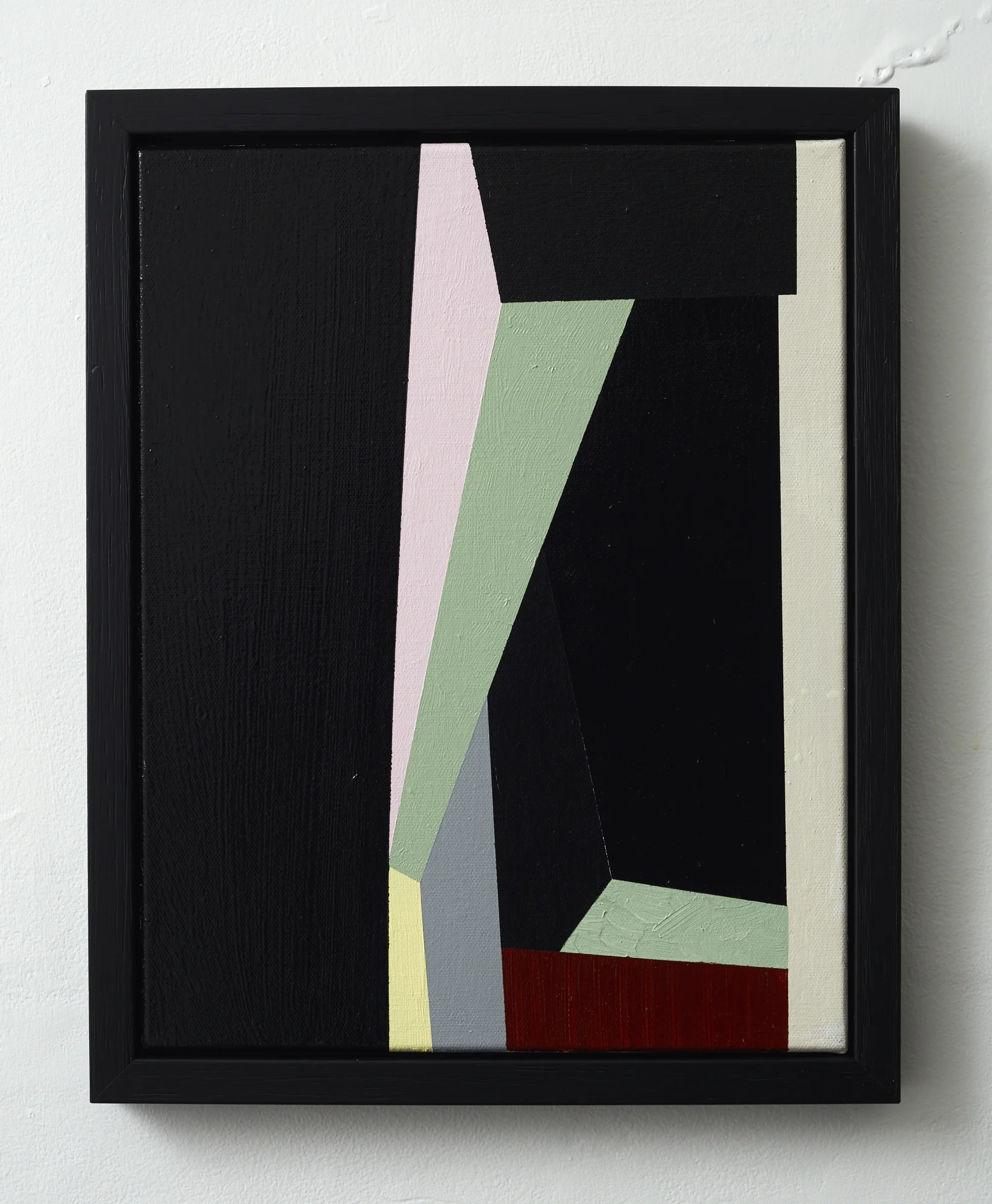 Modern Letter 2 2017 oil and acrylic on canvas 355 x 280mm