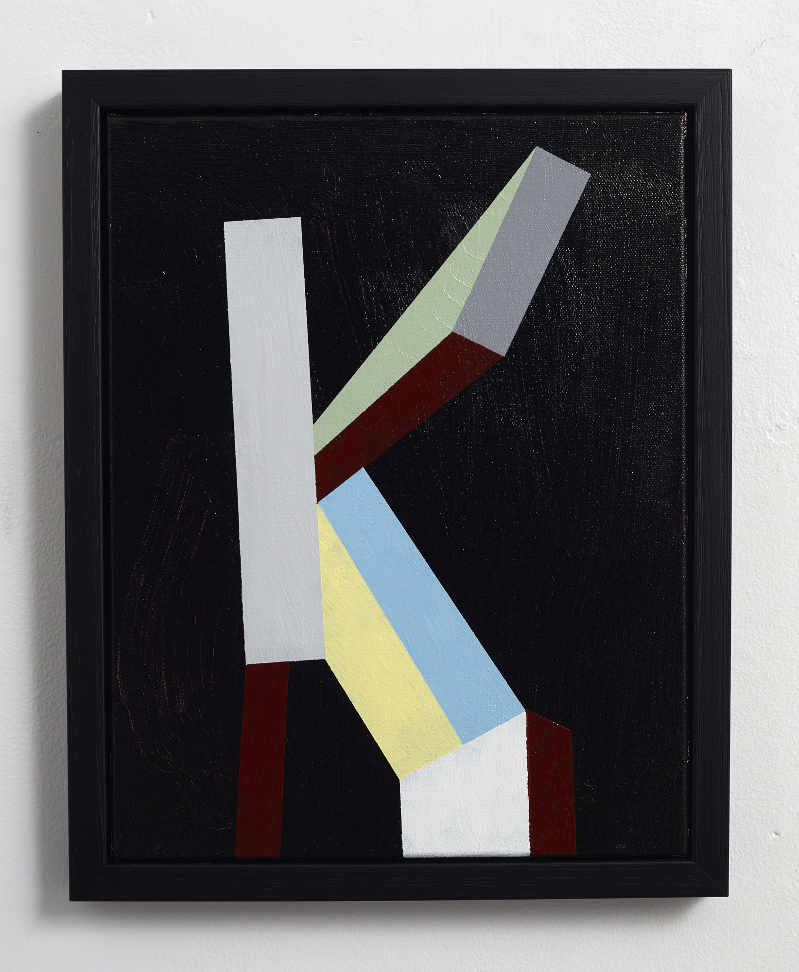 Modern Letter 1 2017 oil and acrylic on canvas 355 x 280mm