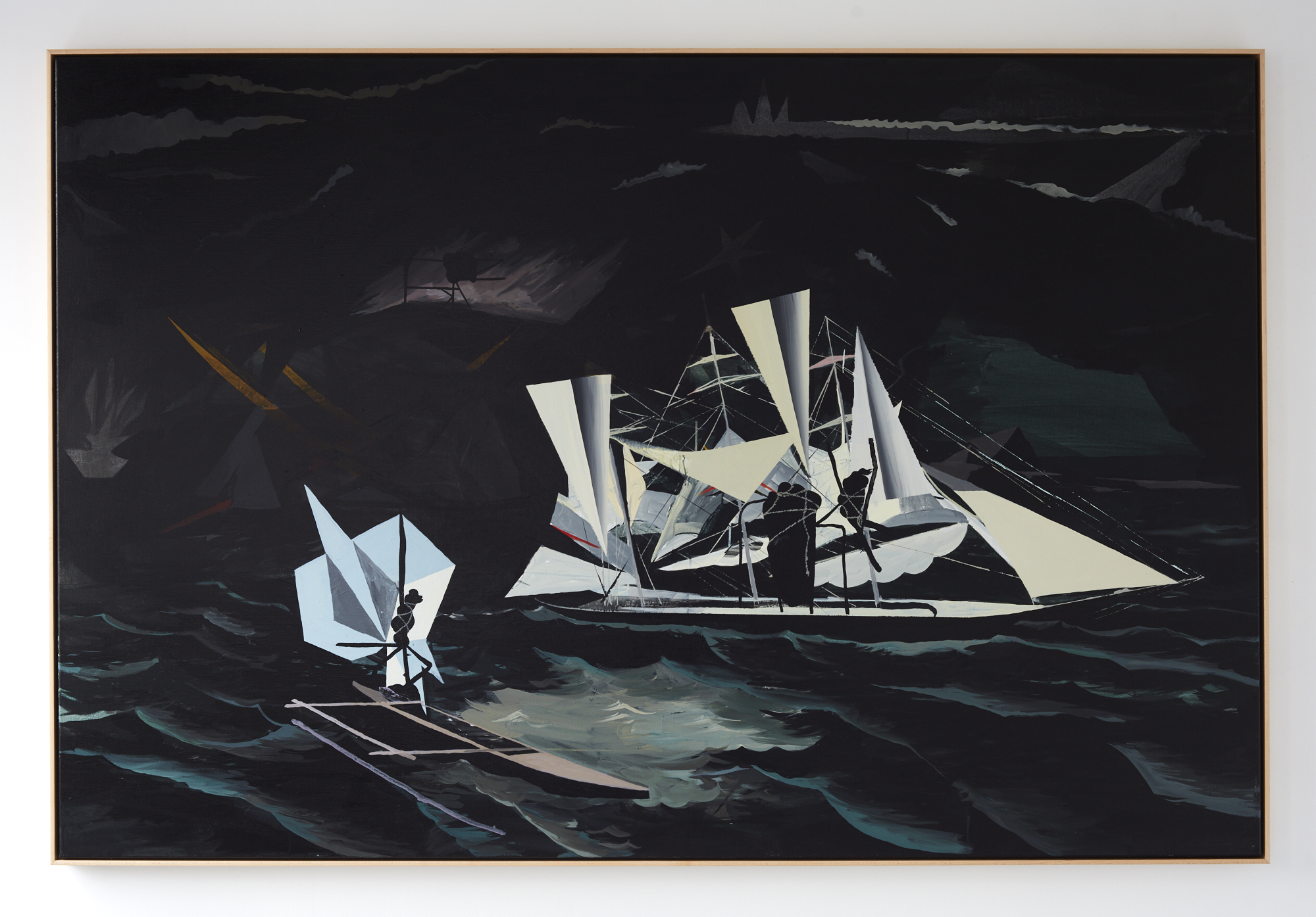 Julian Hooper Vakaloa 2015 acrylic on linen 1300 x 1950mm