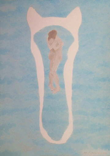  Michael Harrison  Blaze  2006-2008 acrylic on paper 297 x 210mm 