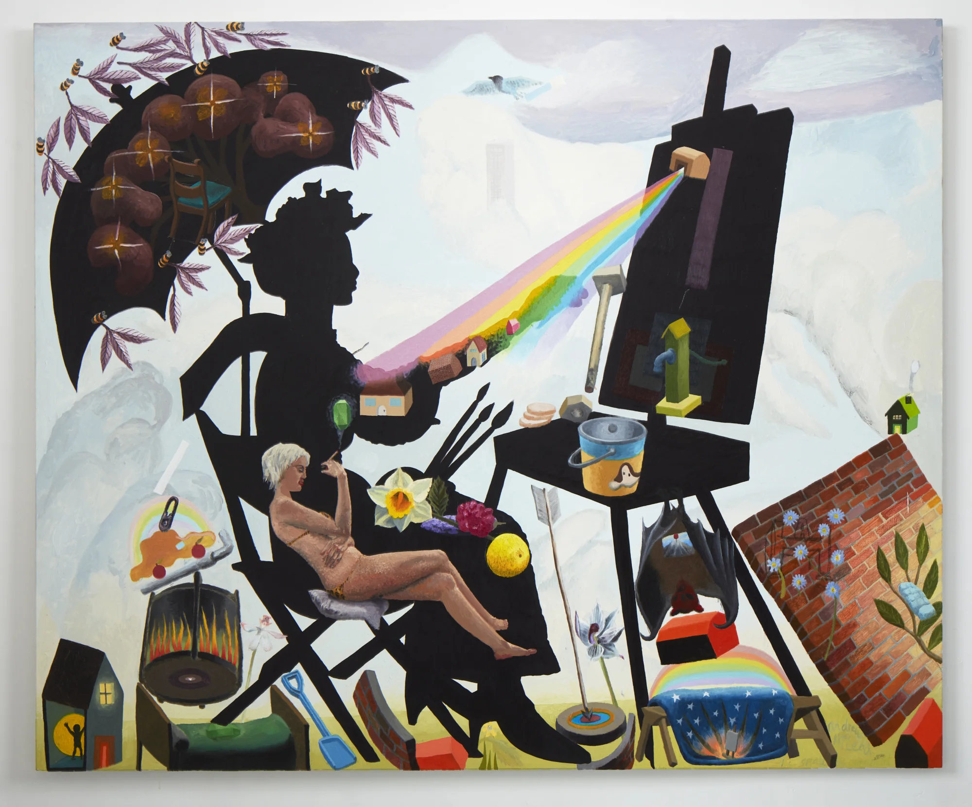 Andrew McLeod The greatest complement 2005 oil on canvas 1650 x 2000mm