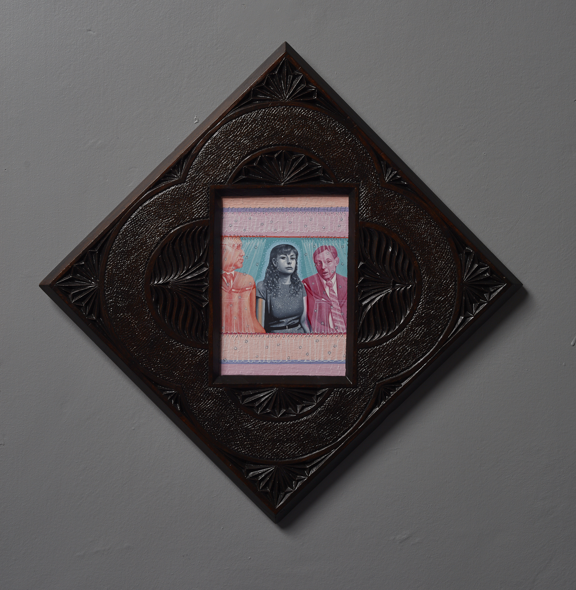 Liz Maw Untitled 2017 oil on board 410 x 410mm
