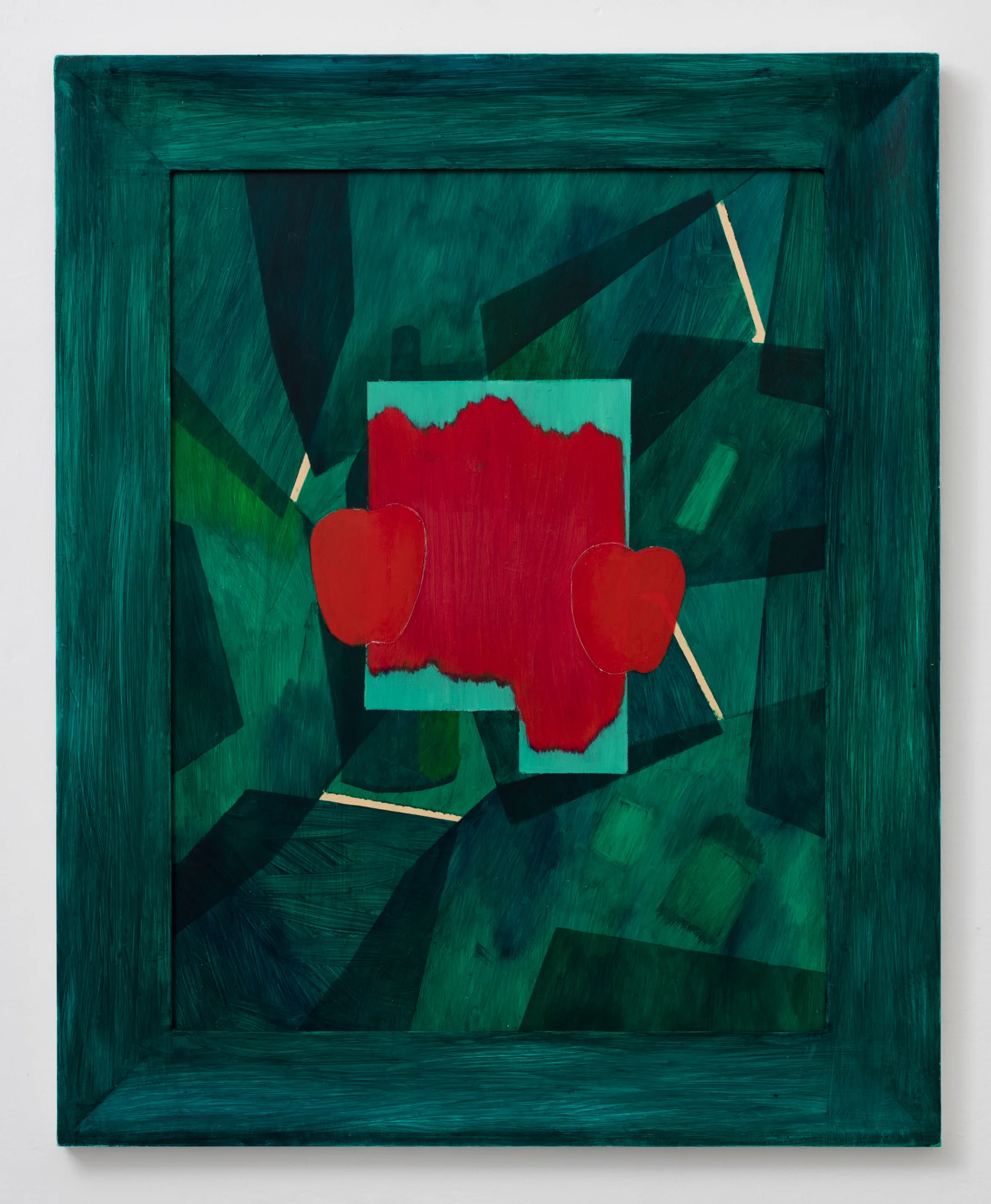 Saskia Leek Untitled 2016 oil on aluminium 580 x 470mm