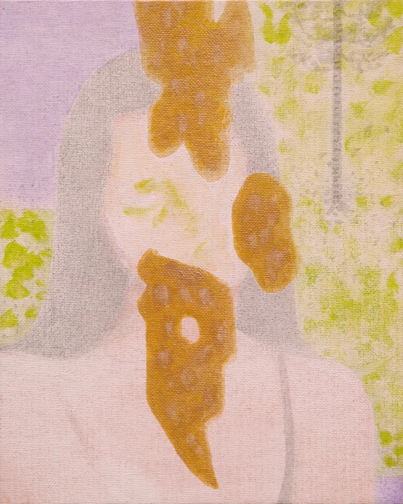   Changed Her Mind  2012-2017 acrylic on canvas board 254 x 203mm 