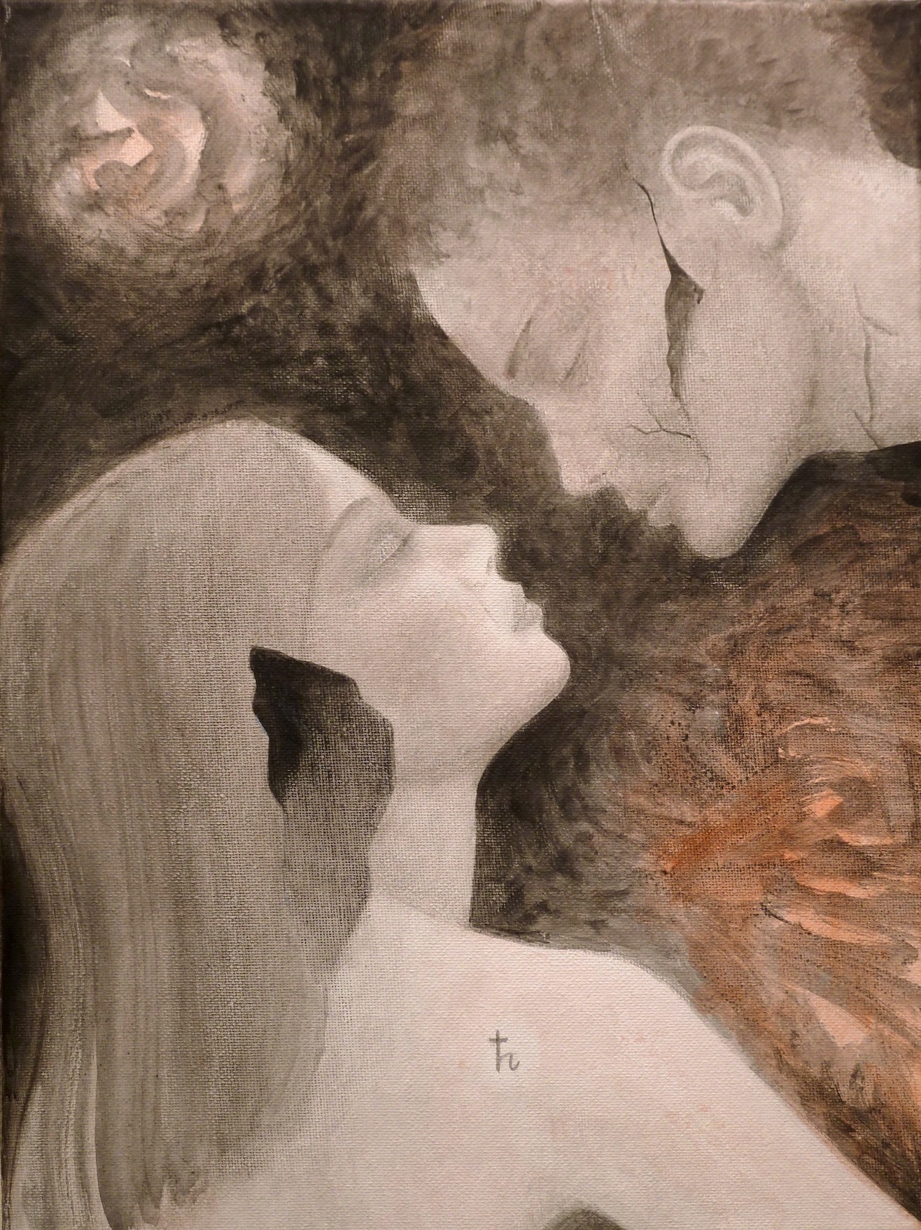   Michael Harrison   Species Chaos  18 October - 11 November   Tears in the Fabric  2017 acrylic on canvas 400 x 300mm 