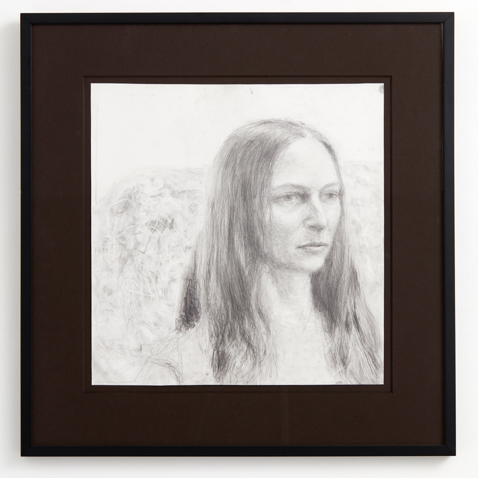 Jennifer 2017 graphite on paper 470 x 480mm