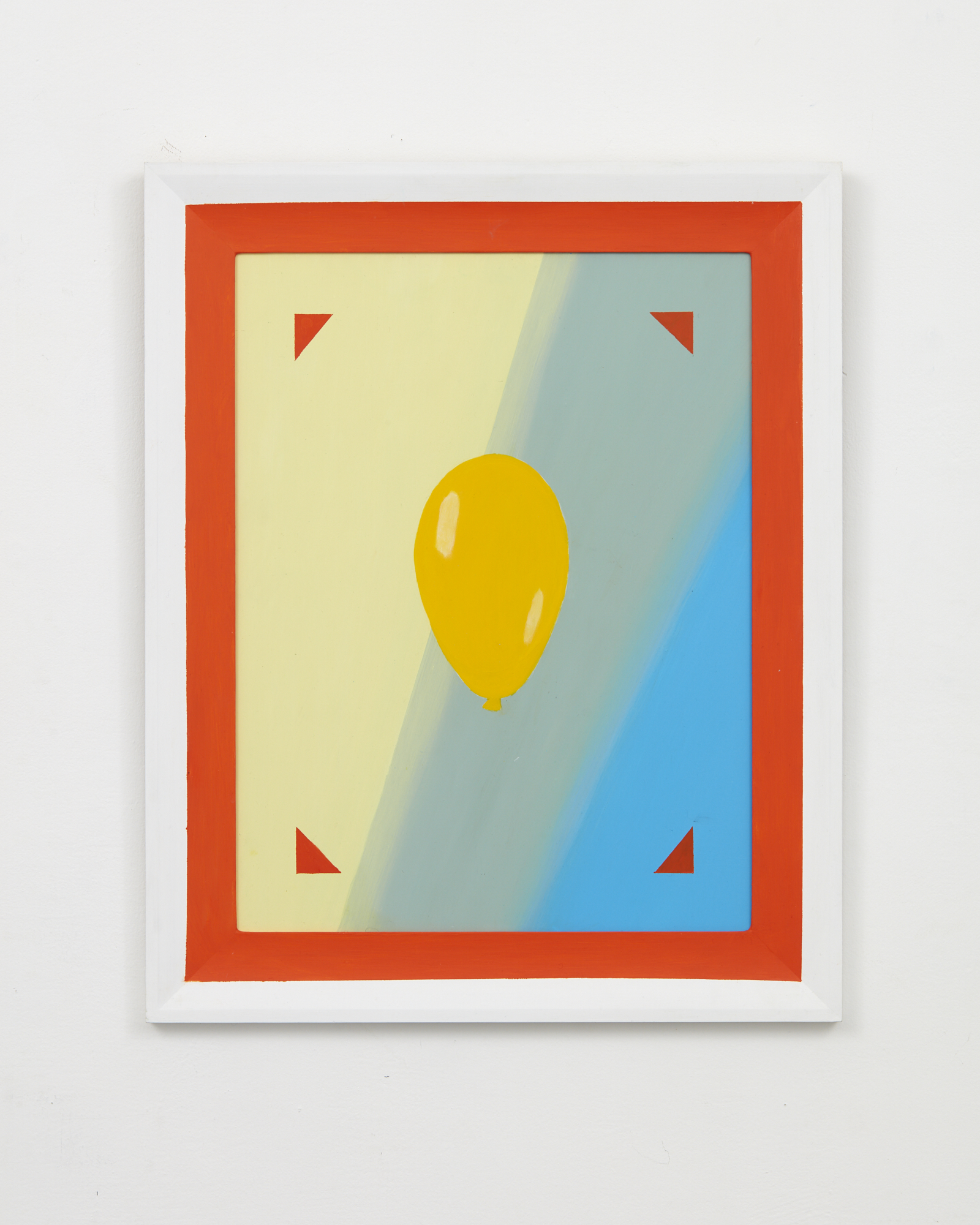 Untitled 2018 oil on aluminium 580 x 470mm