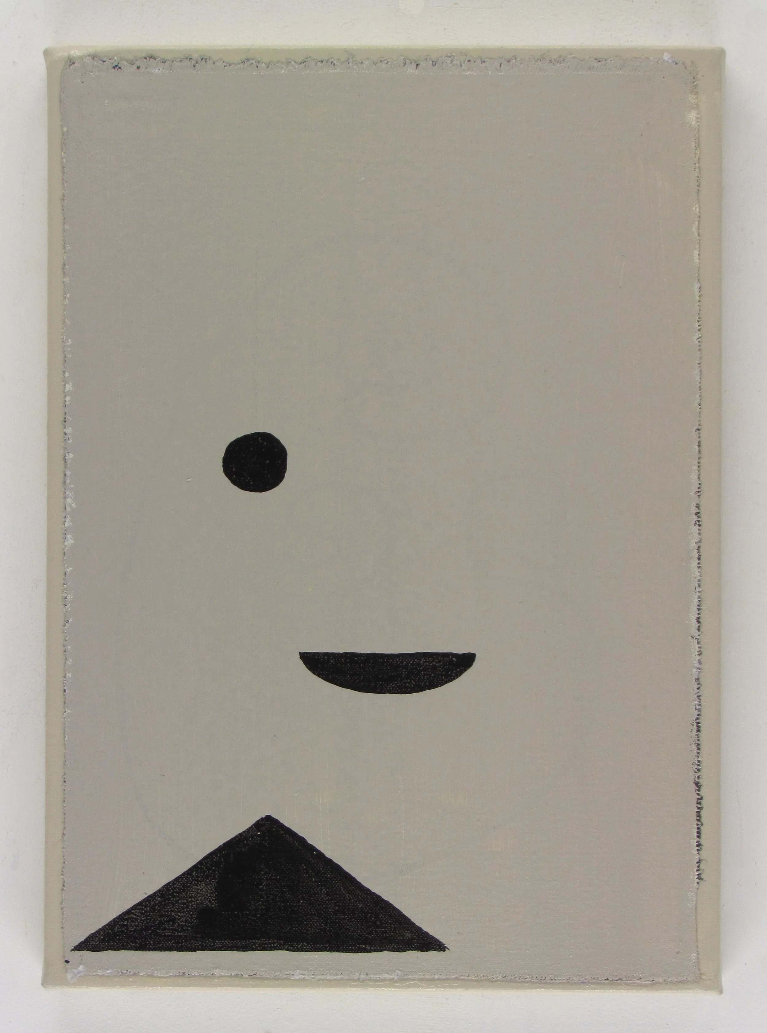 Glance 2018 acrylic on canvas 350mm x 250mm