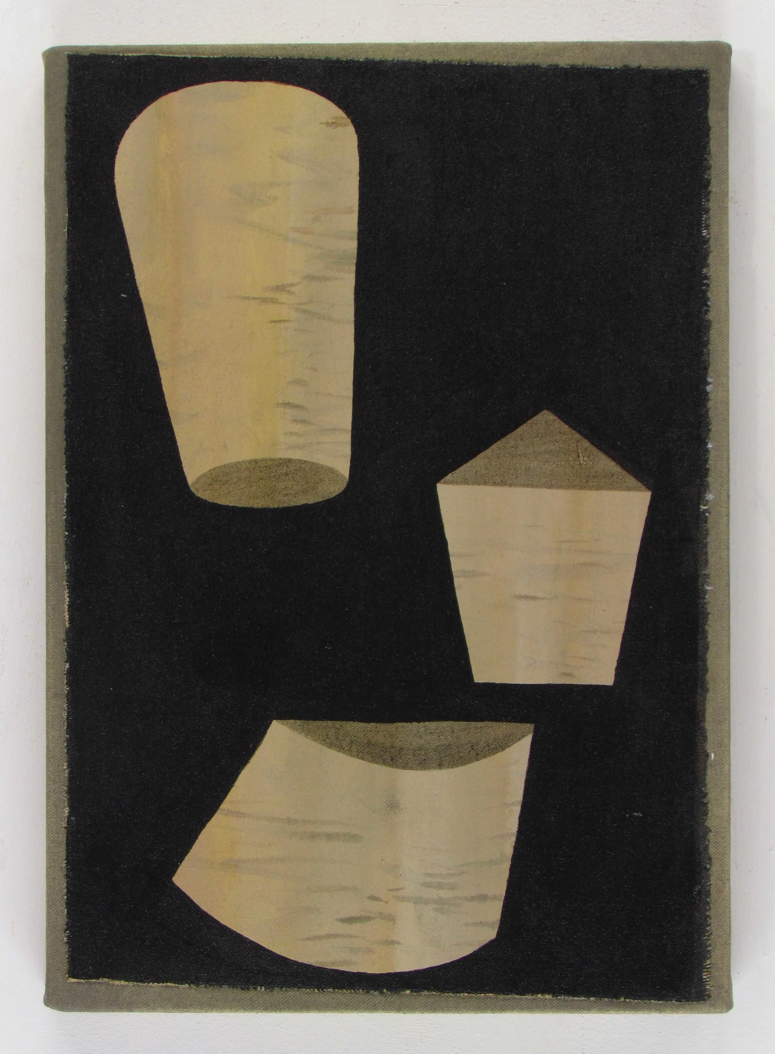 Julian Hooper Yes No 4 April - 28 April 2018 Nefertiti 2018 acrylic on canvas 350mm x 250mm