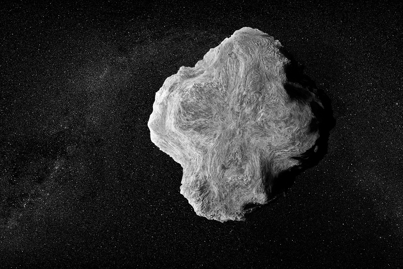 Shelter (meteorite) 2018 chromira on matt, edition of 3 + 1 AP 1010 x 1520mm