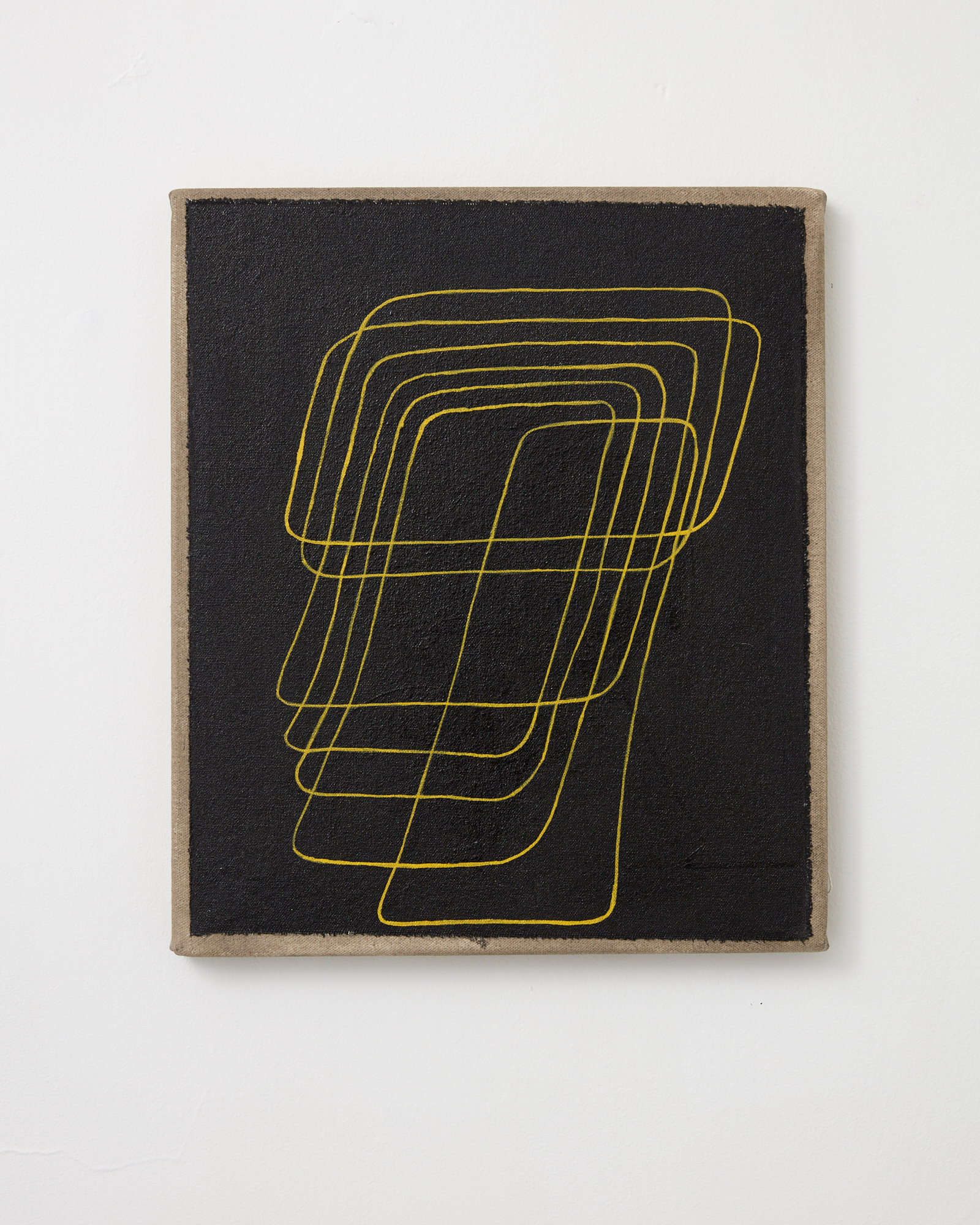 Profile 2018 acrylic on canvas 350mm x 280mm