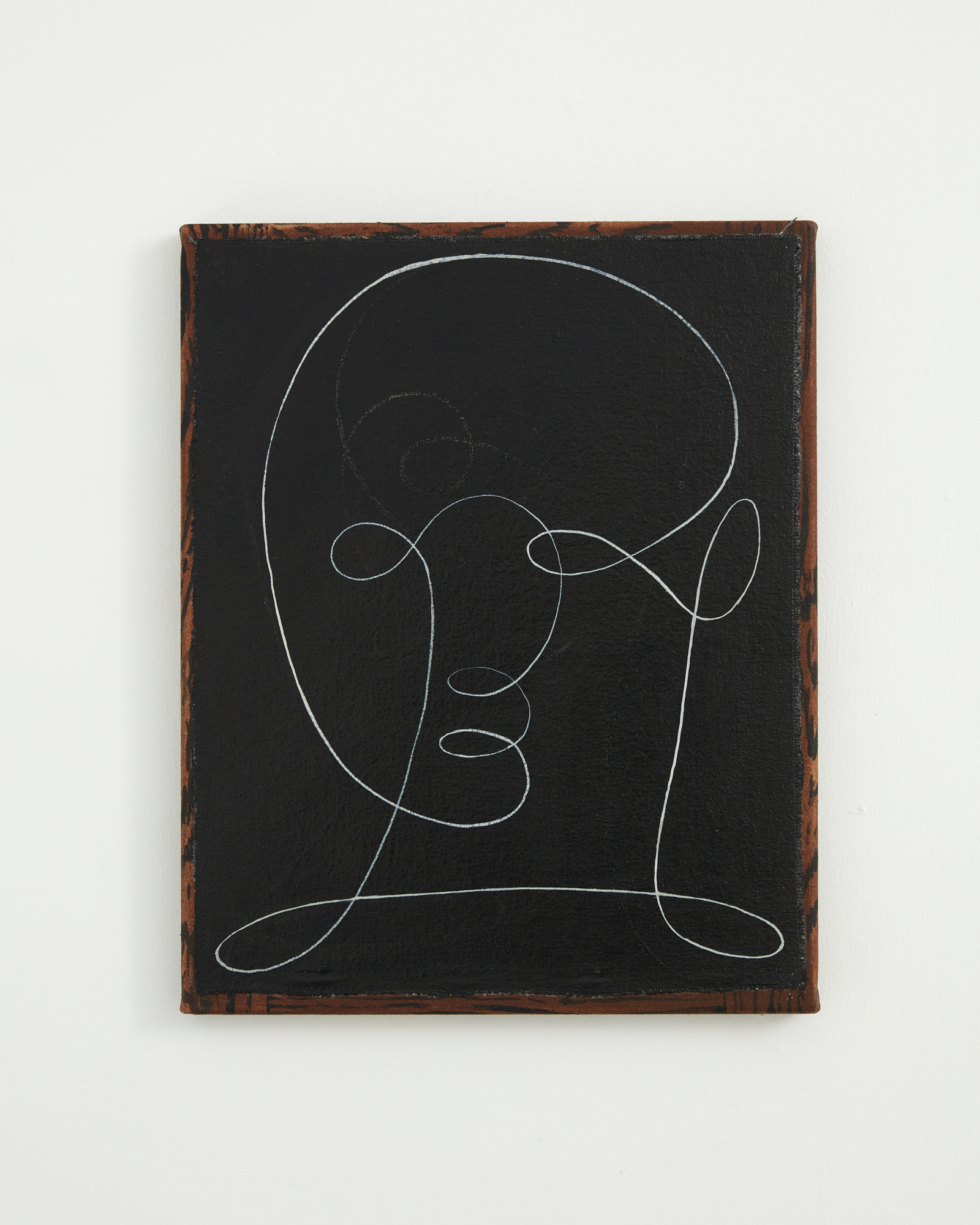 Champion 2018 acrylic on canvas 380mm x 300mm