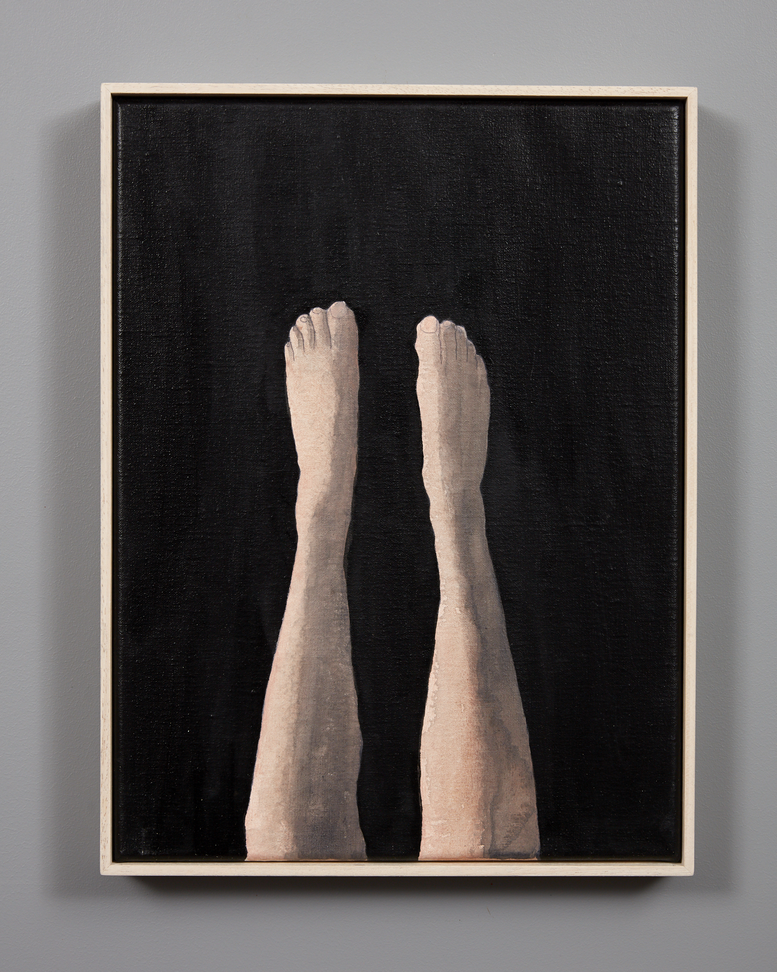 David Cauchi A Future Unlived 2 May - 26 May Dive 2018 oil, watercolour and coloured pencil on linen 400 x 300mm