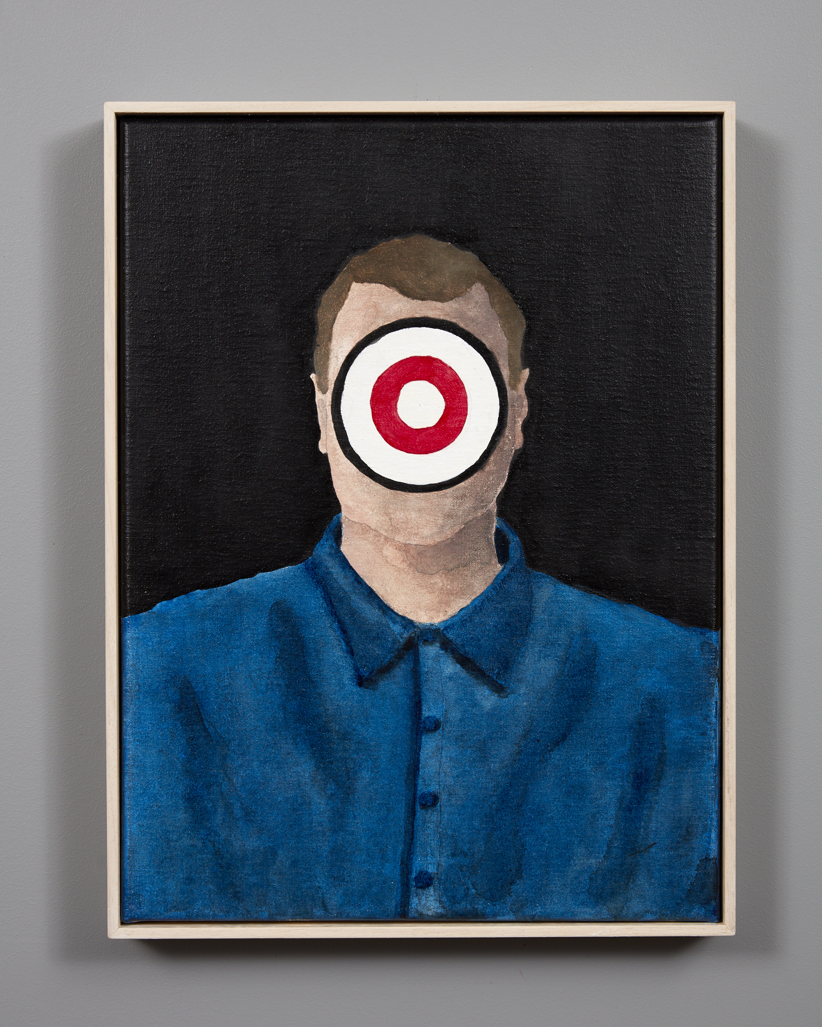 Modern Art 2018 oil, watercolour and coloured pencil on linen 400 x 300mm