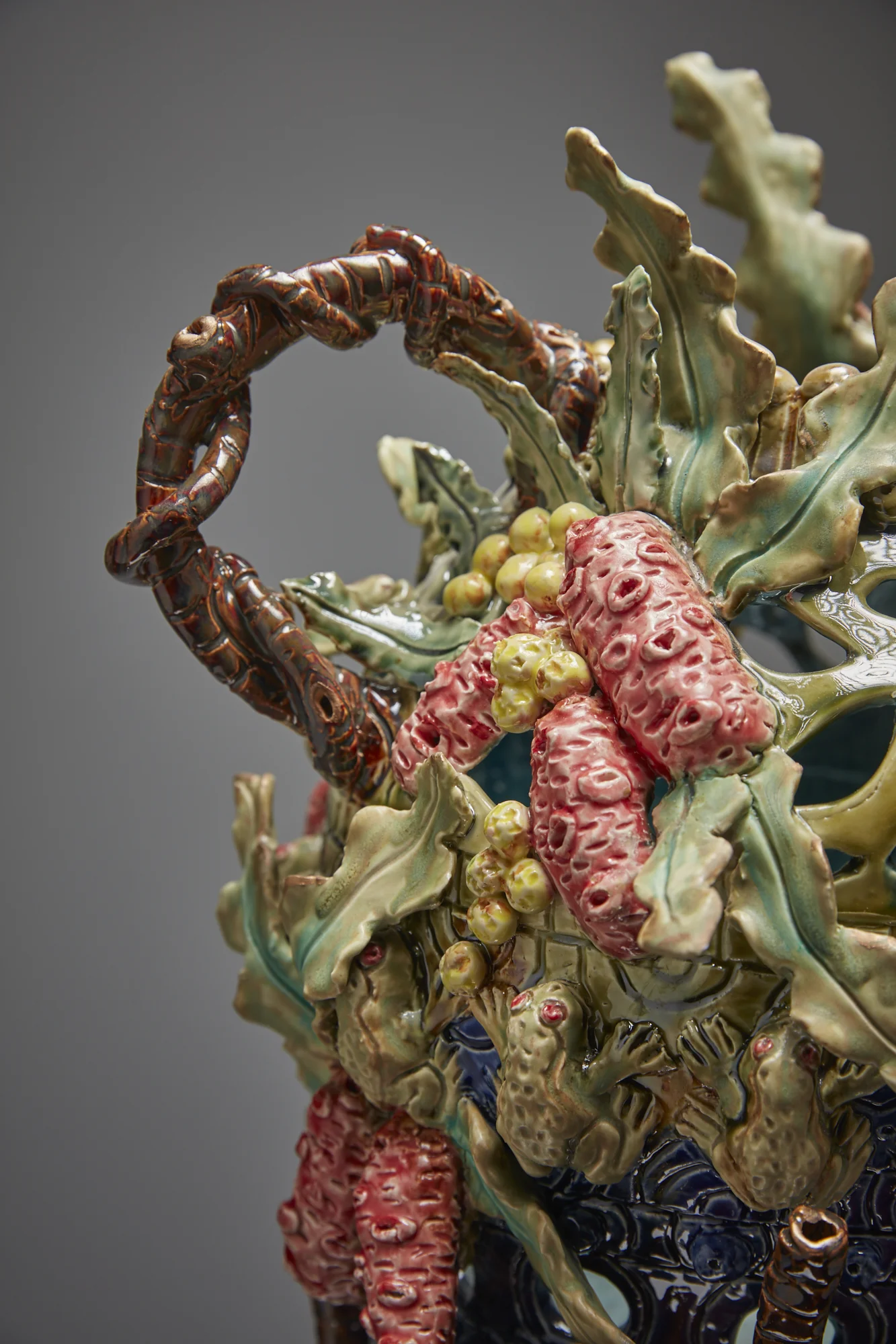 Banksia (detail) 2013 stoneware, glaze 790 x 480 x 350mm 