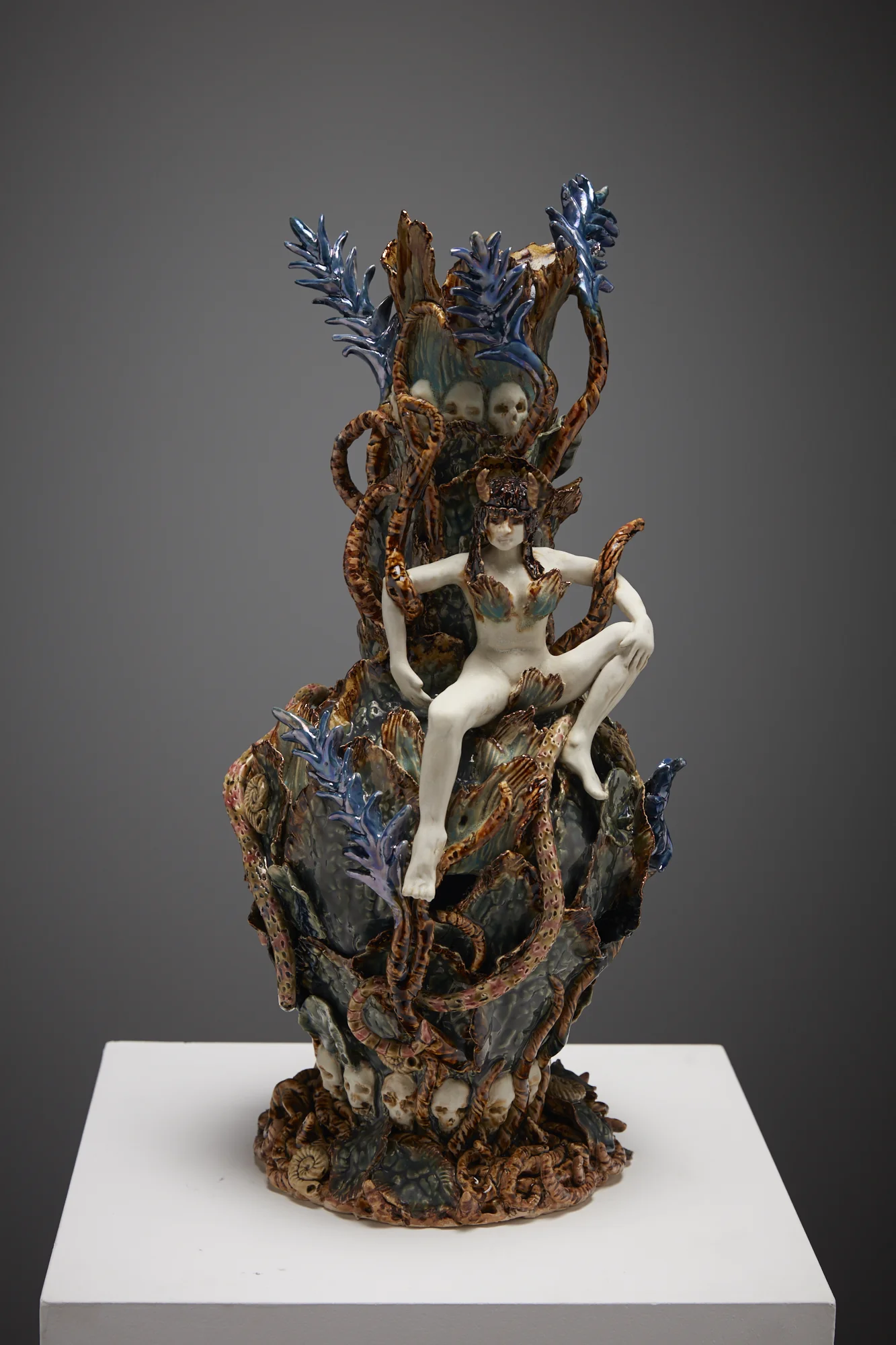 Untitled 2017 stoneware, glaze 650 x 270 x 270mm