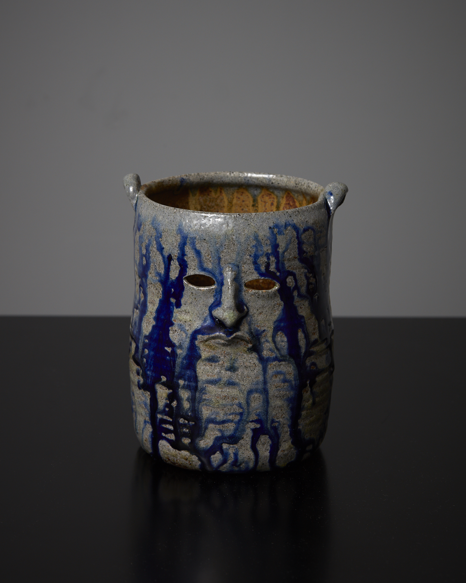 Francis Upritchard Blue Ceramic 2018 ceramic, glaze 150 x 120 x 110mm