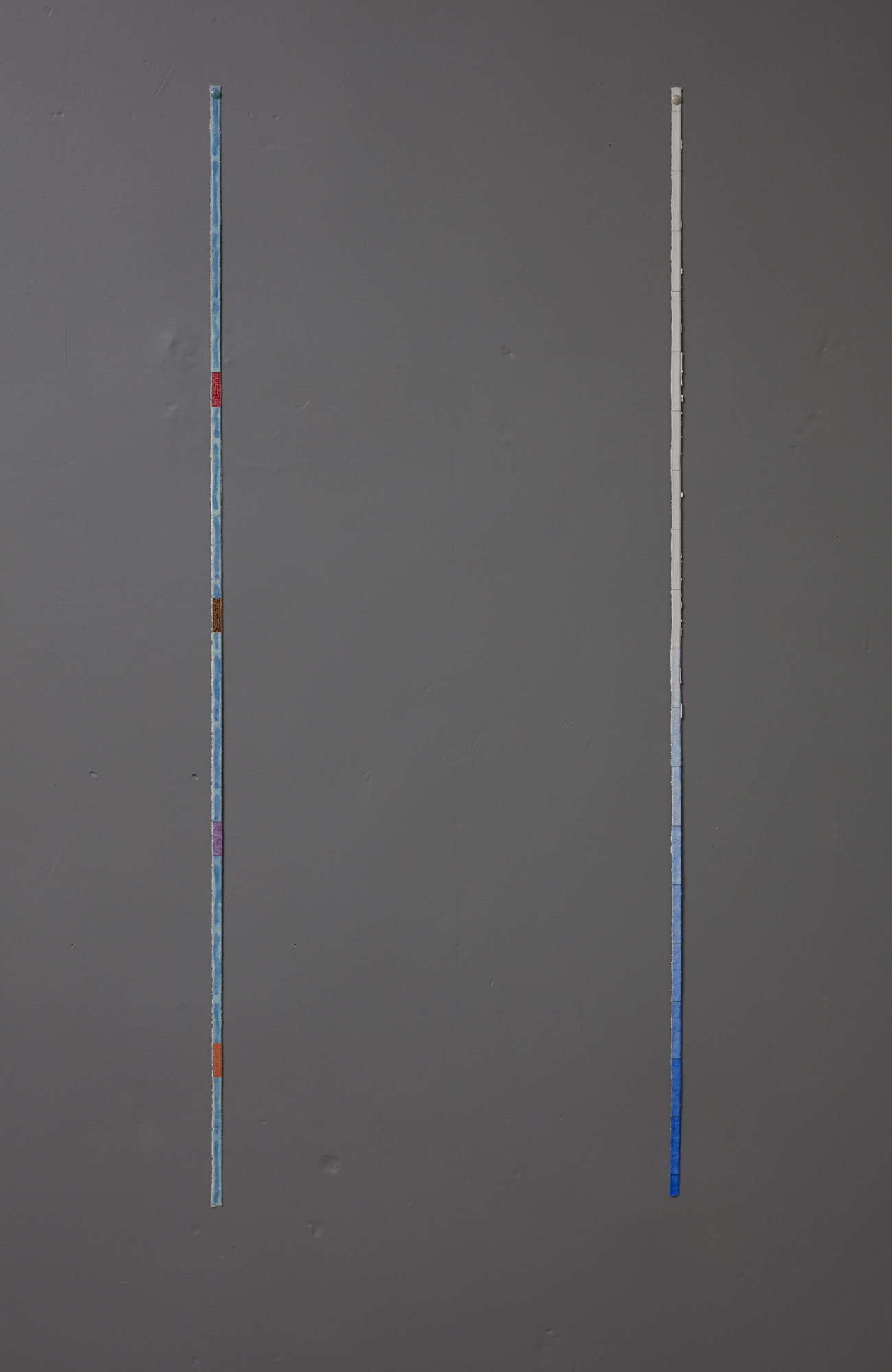 Patrick Lundberg No title 2018 acrylic and gesso on fabric 1130 x 10mm No title 2015 acrylic and gesso on fabric 1120 x 10mm