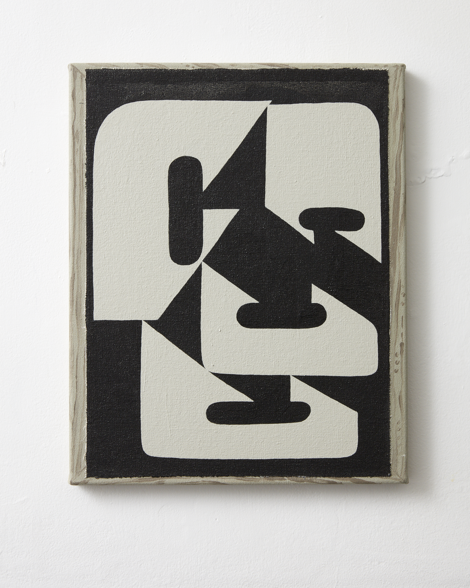 Julian Hooper Caradoc 2018 acrylic on canvas 380 x 305mm