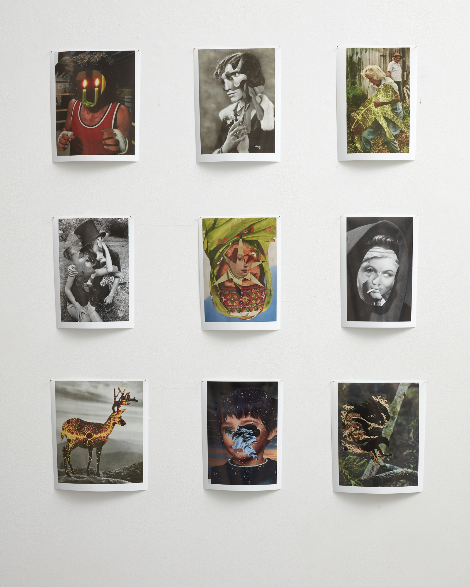 Peter Madden Untitled I, II, III, IV, V, VI, VII, VIII, IX 2018 inkjet print, edition of 3 220 x 160mm (approx.)