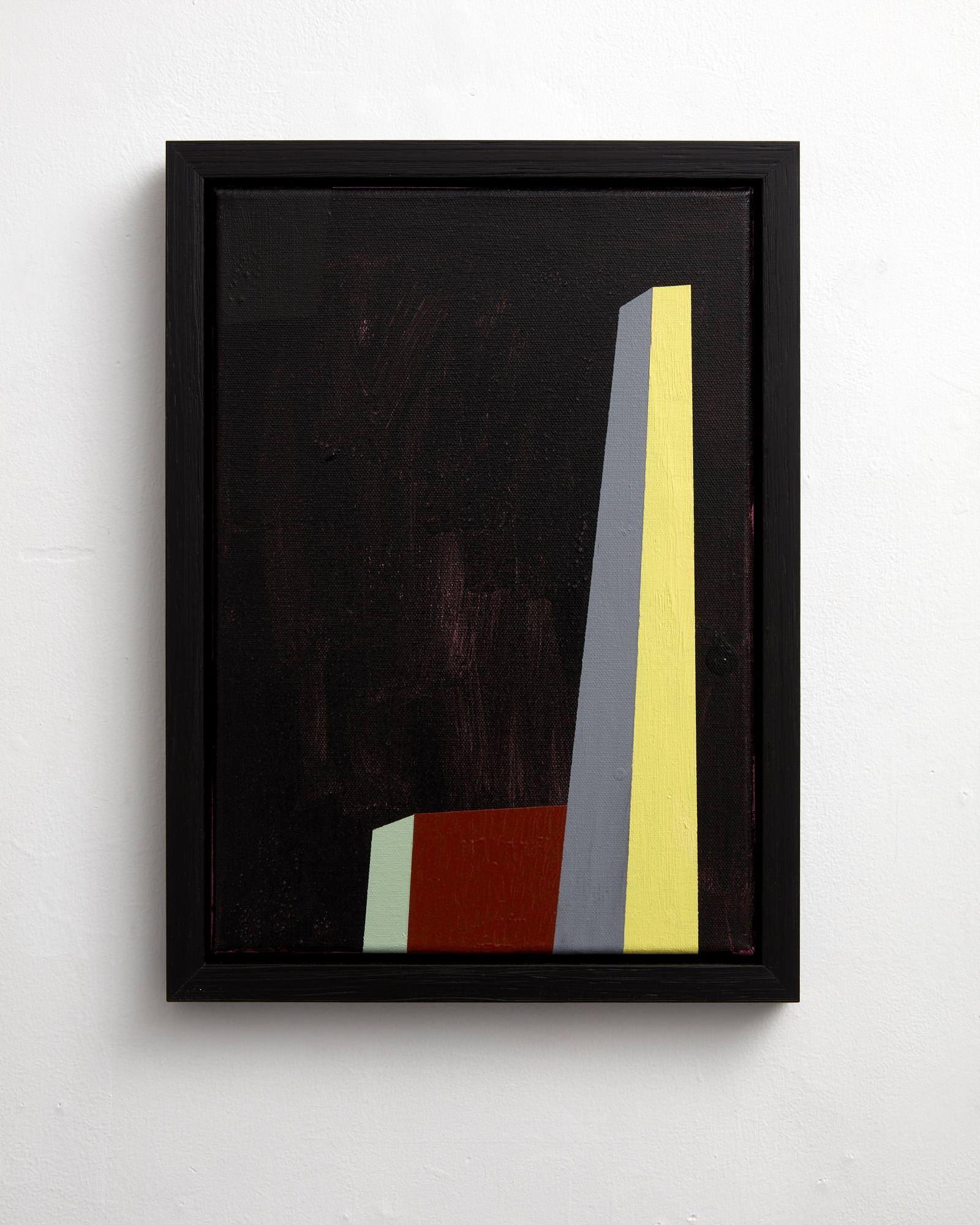 Initial Letter d 2018 oil and acrylic on canvas 355 x 250mm