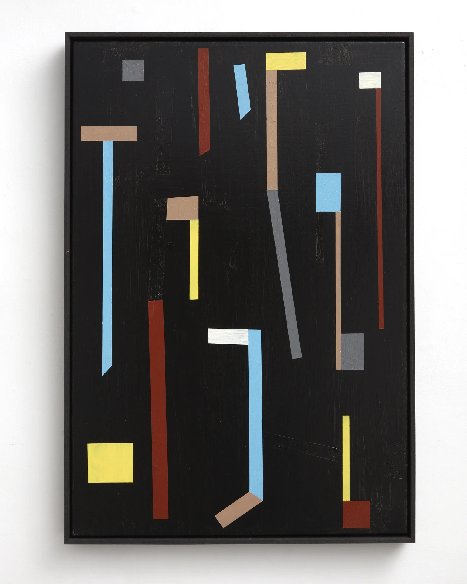 Hidden Letters 2 2018 oil and acrylic on canvas 755 x 515mm