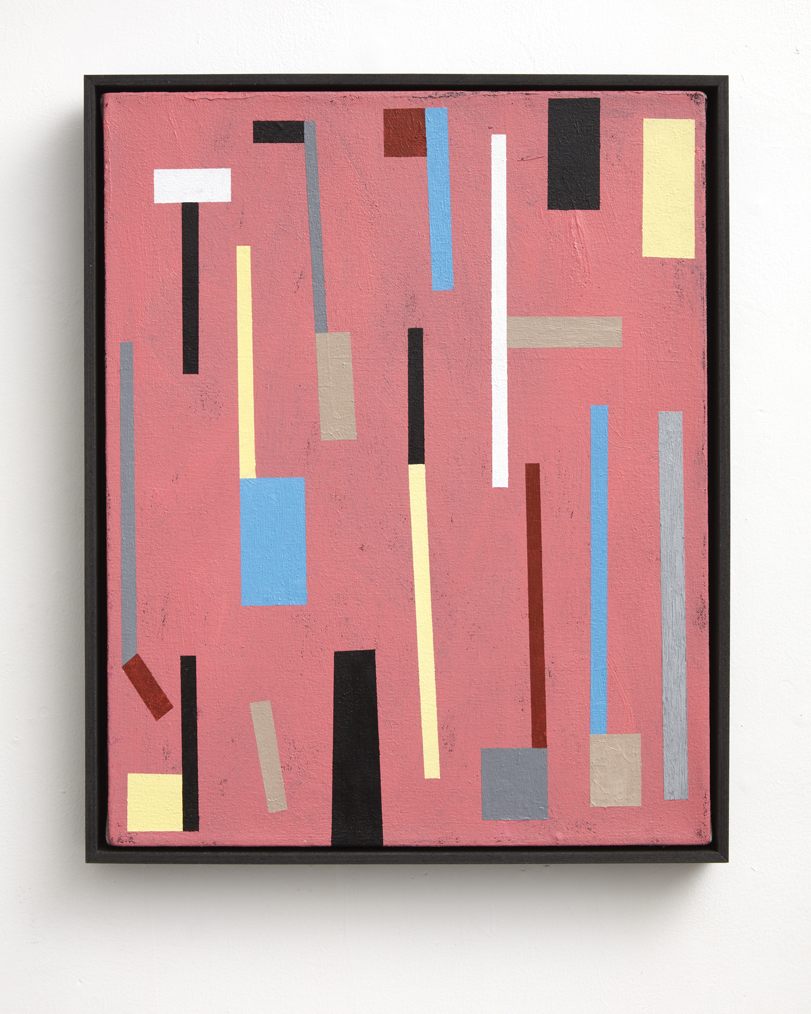 Unfamiliar Letters 2018 oil and acrylic on canvas 510 x 410mm