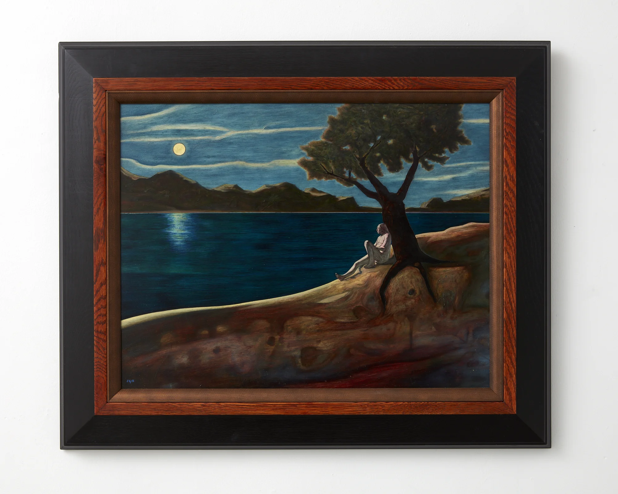 Jason Greig Sanguine Psychopomp 3 - 27 October The Sea Breeze Apostle 2018 oil on board 450 x 580mm